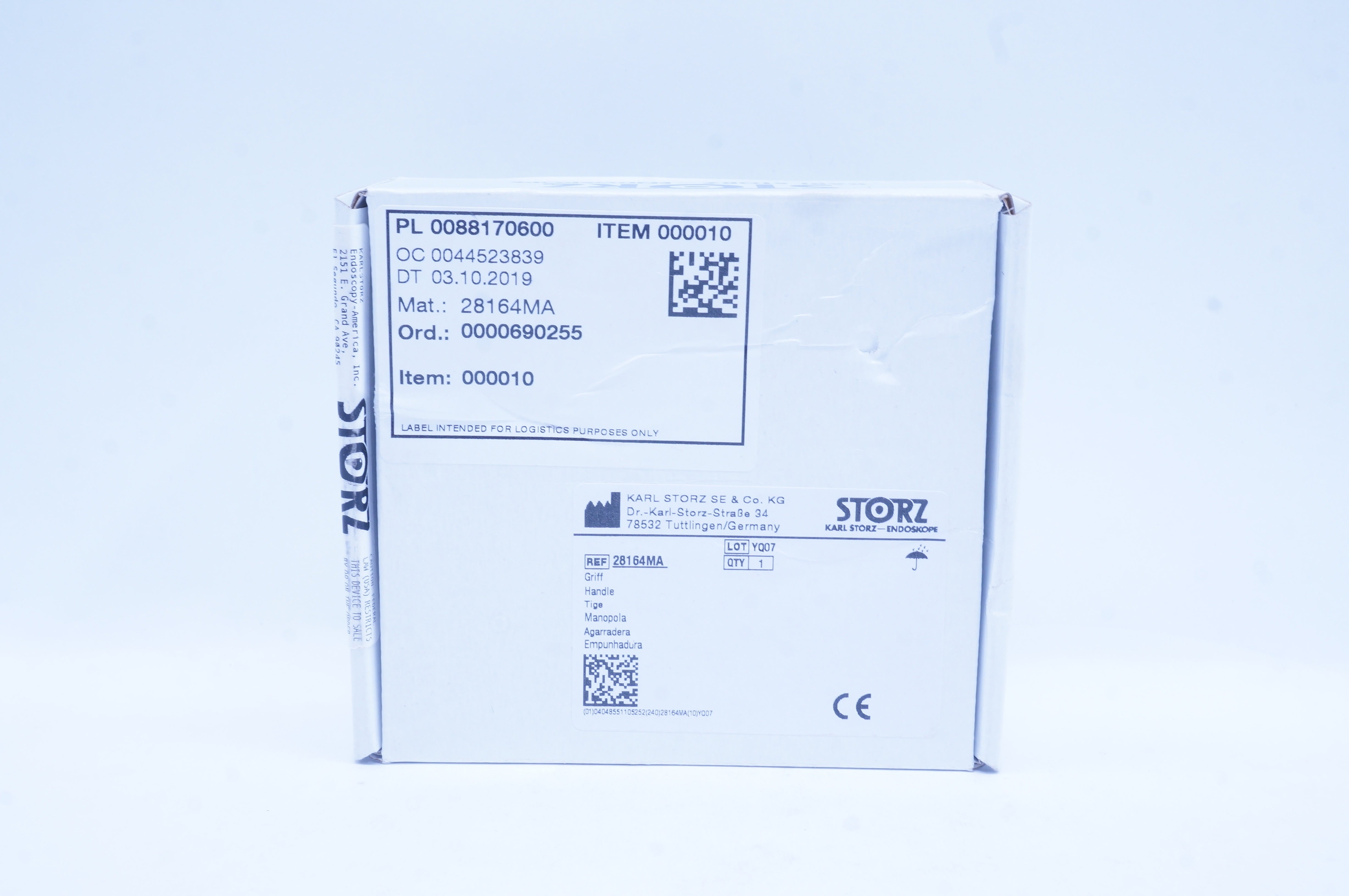 Karl Storz 28164MA Handle For 28164M and 28164KK De Divitiis-Cappabianca Scalpel