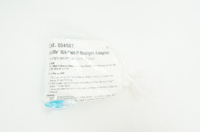 CareFusion 004081 AirLife U/Adapt-it Straight Adapter, 22mm ID