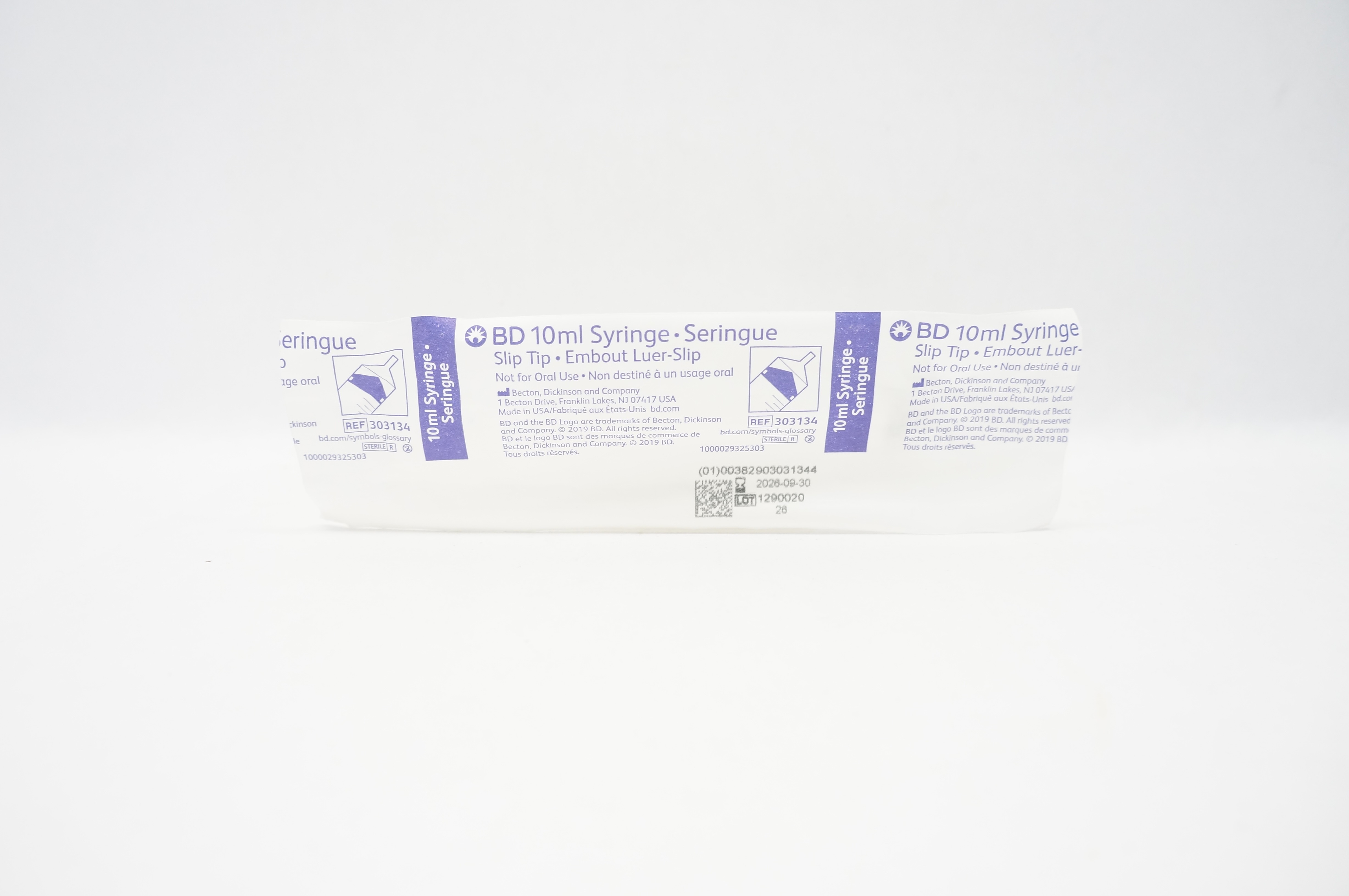 BD 309628 Luer Lok Tip 1ml Syringe