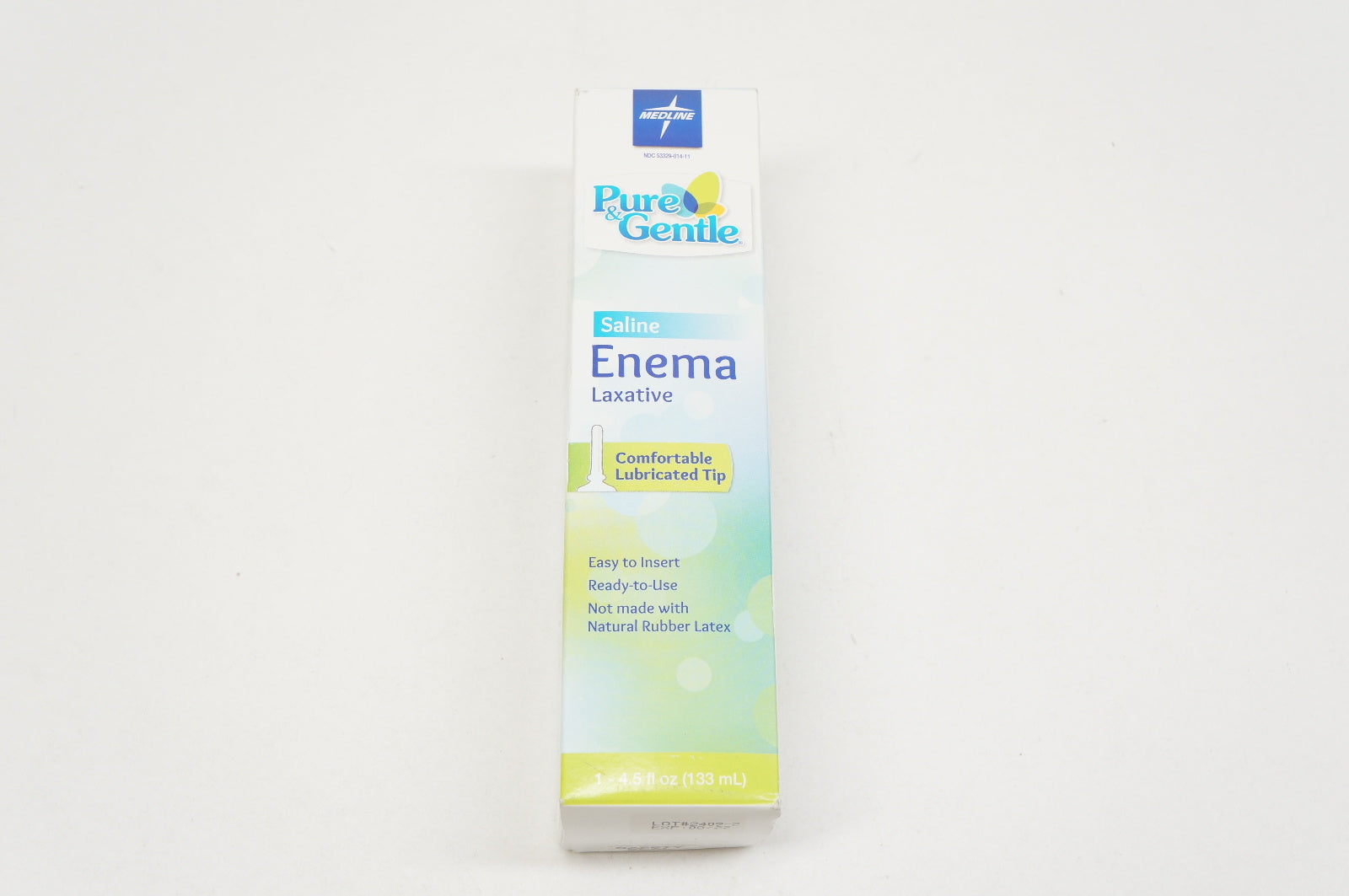 Medline CUR095005 Pure & Gentle Saline Enema Laxative 4.5fl.oz.