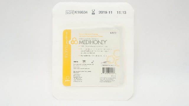 DermaSciences 31022 Medihoney Wound & Burn Dressing 2inch x 2inch (x)