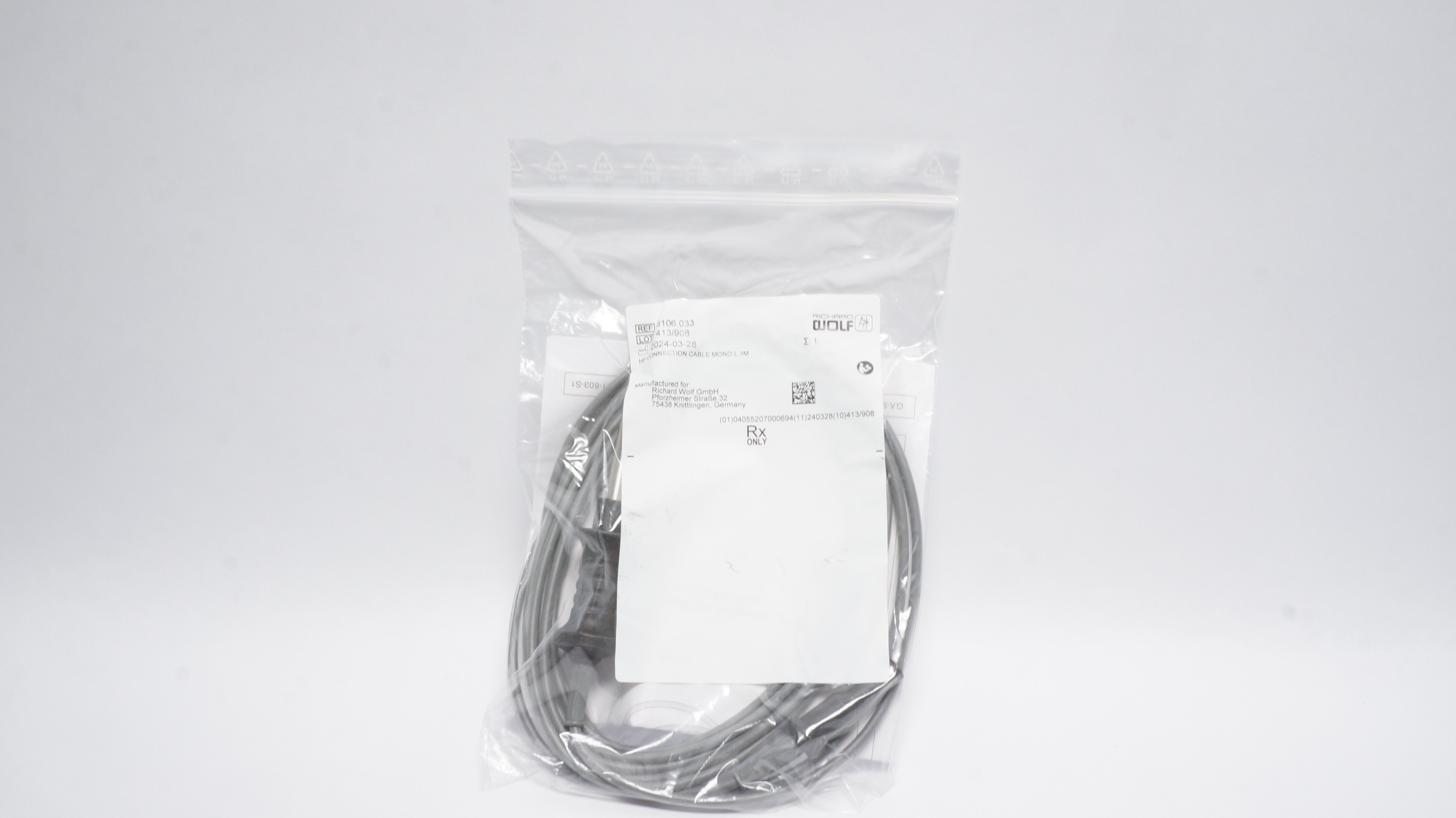 Richard Wolf 8106.033 HF Connection  Cable Mono L 3M