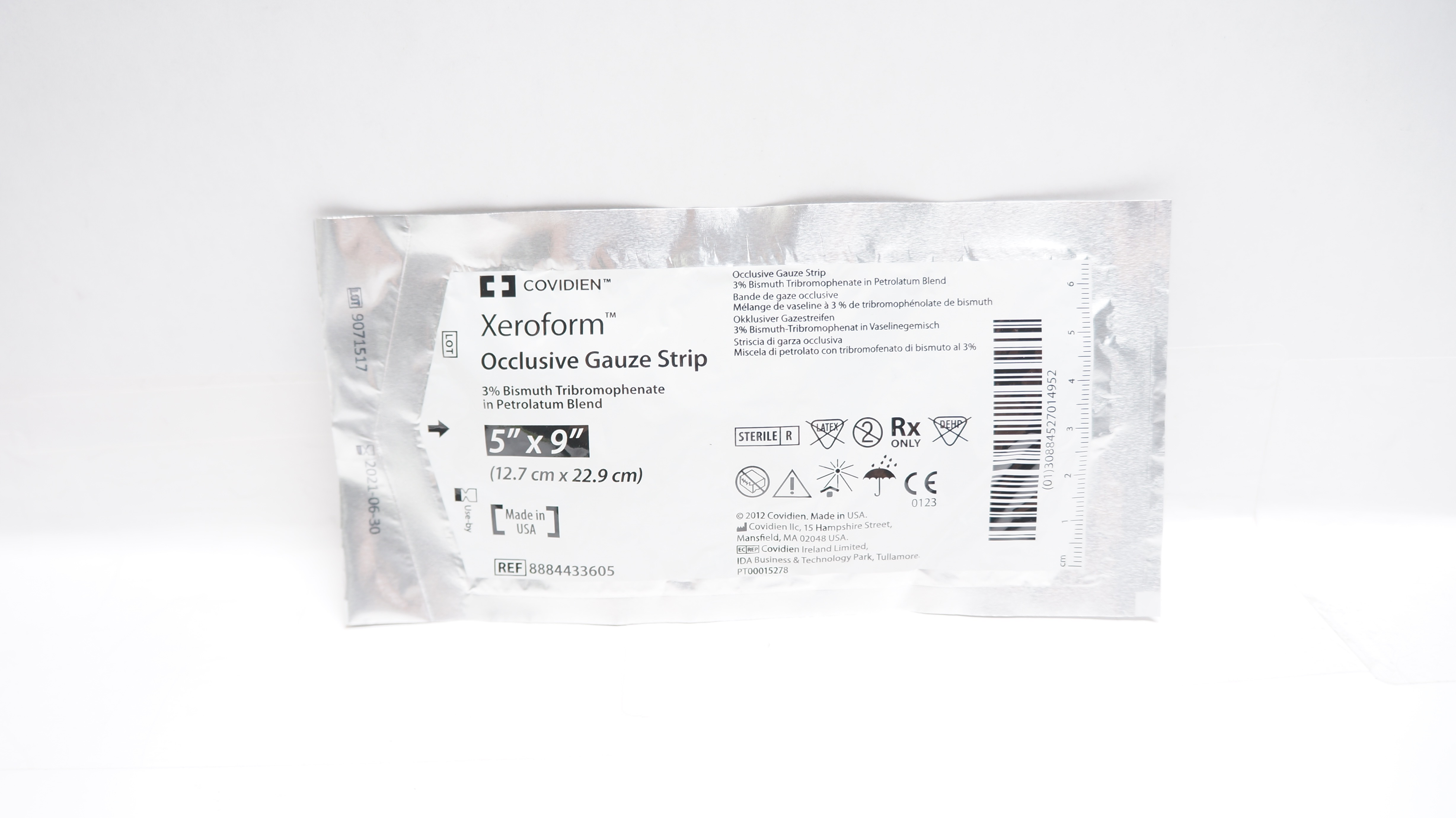 Covidien 8884433605 Xeroform Occlusive Gauze Strip 5 inch x 9 inch (x)