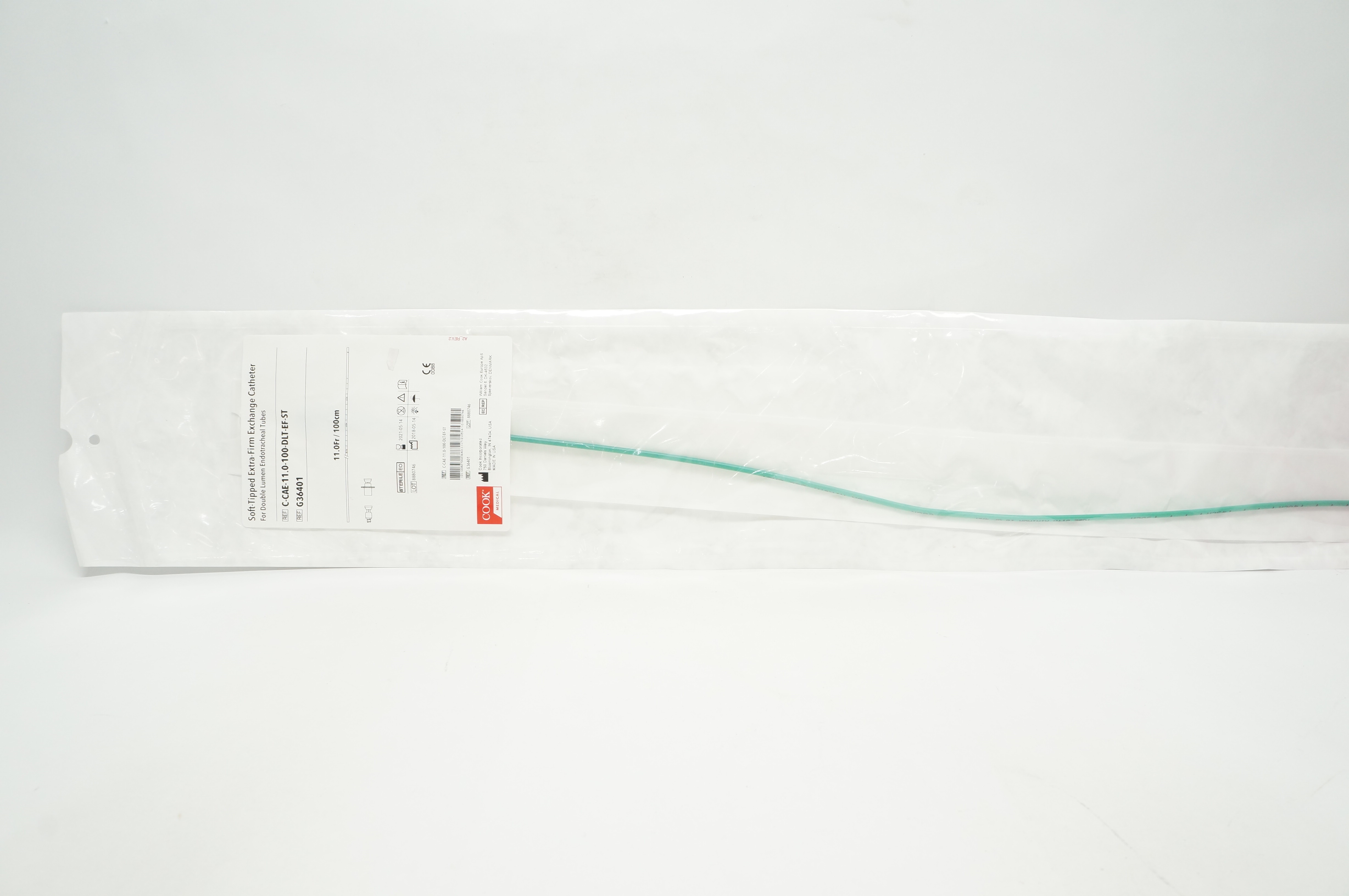 Cook Medical G36401 Soft-Tipped Extra-Firm Cath. 11Fr. (x)