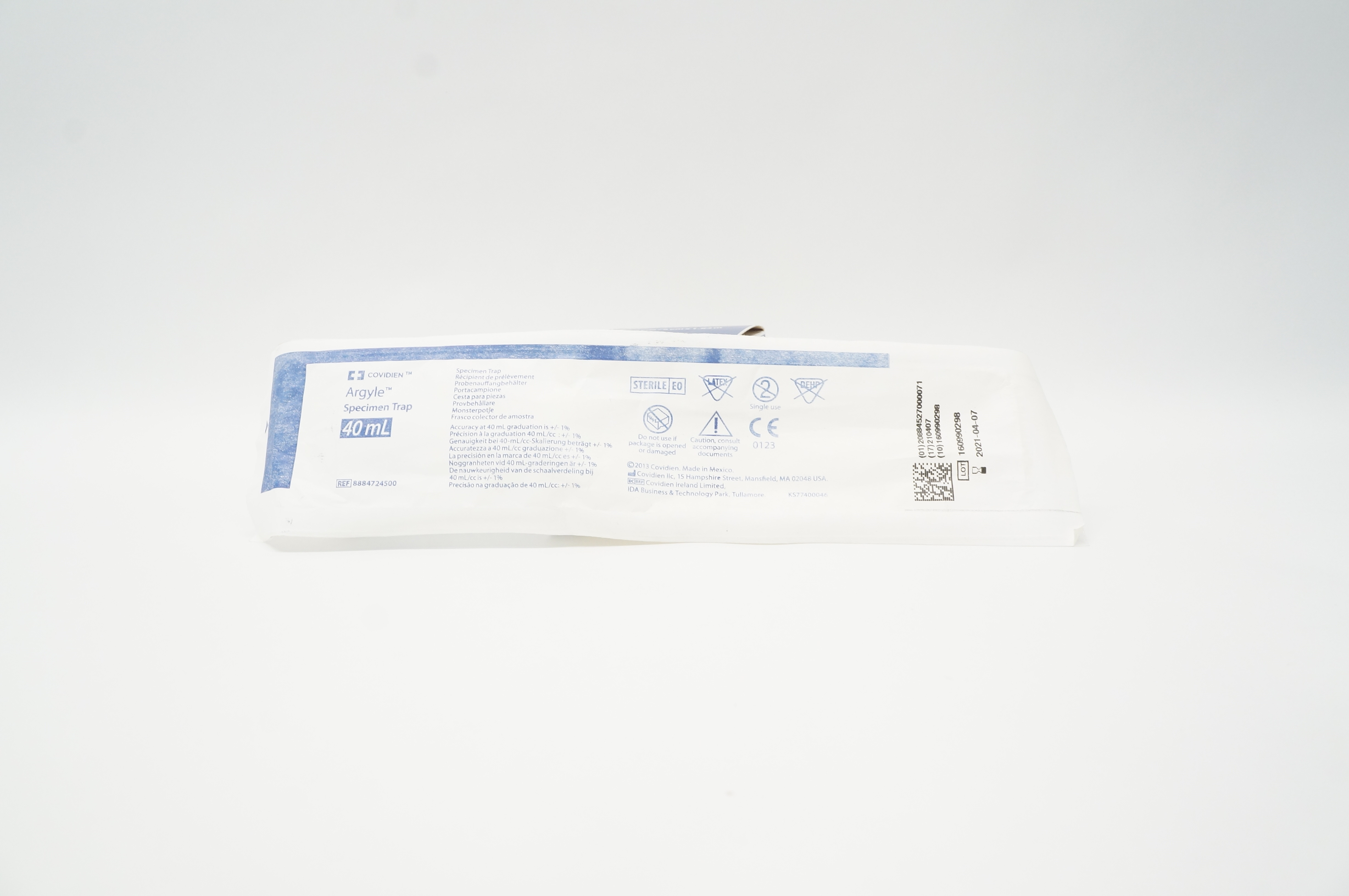 Covidien 8884724500 Argyle Specimen Trap 40mL (x)