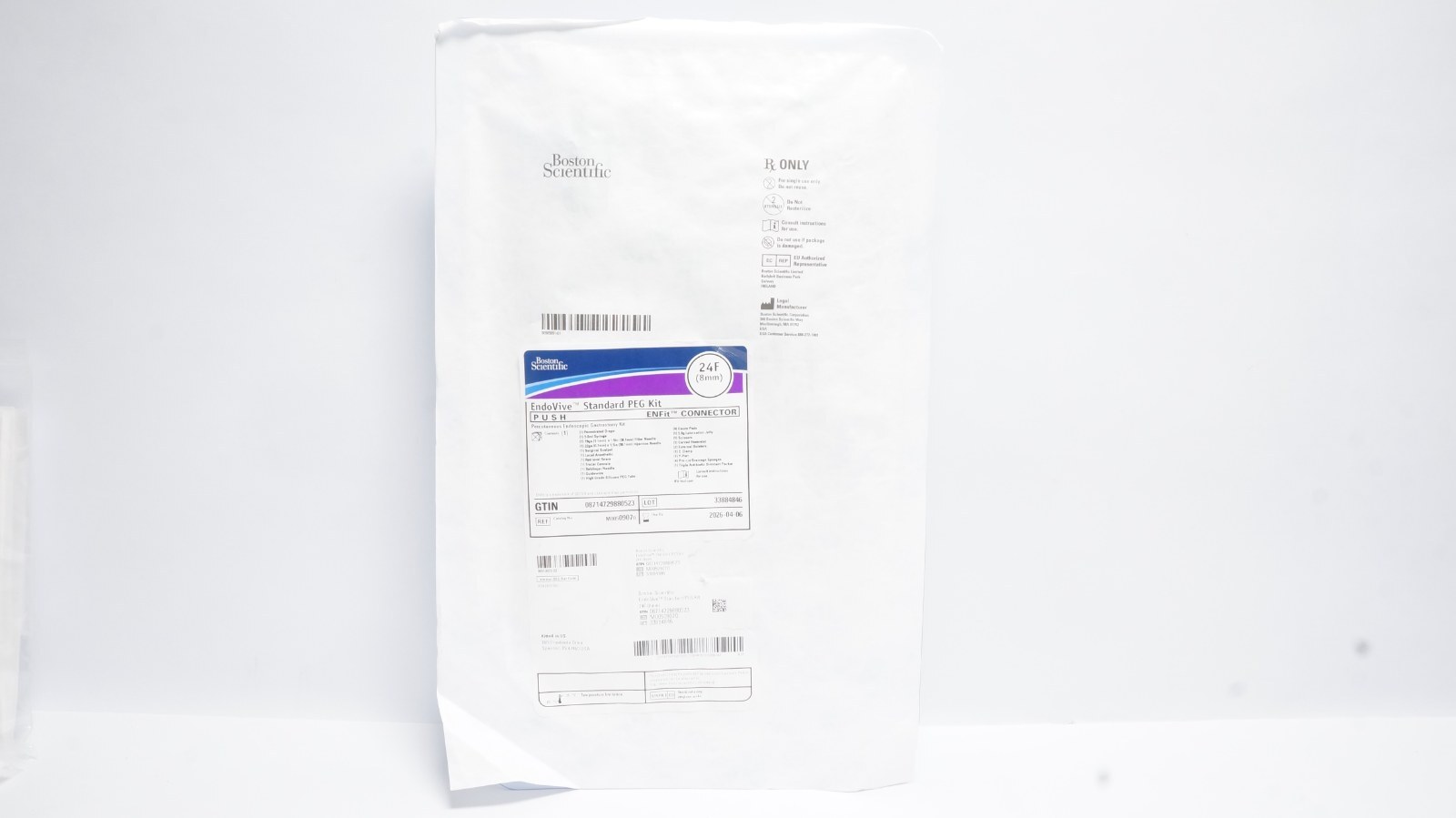 Boston Scientific M00509070 EndoVive Standard PEG Kit 24F (8mm)