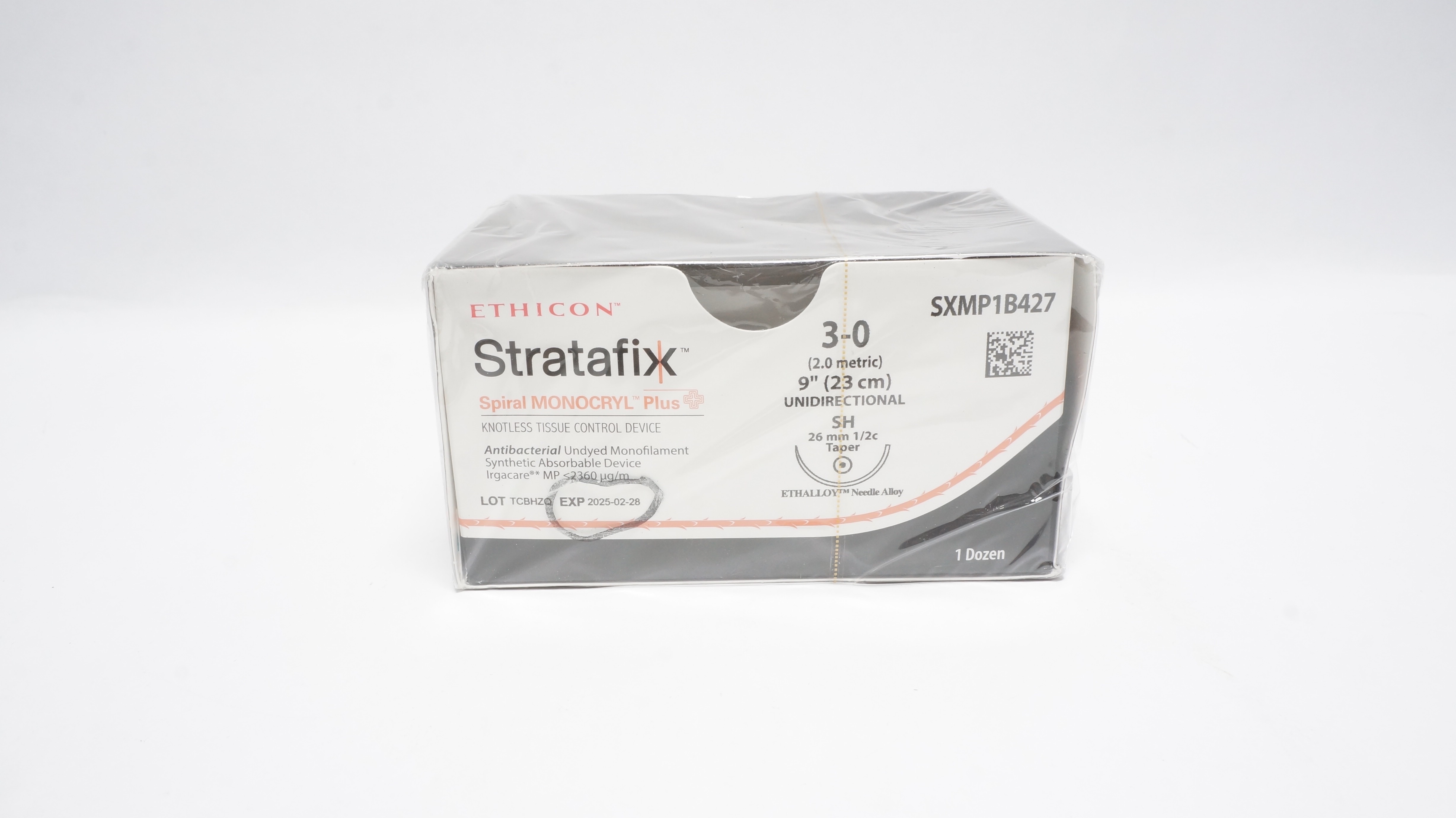 Ethicon SXPP1B427 4-0 Stratafix Unidirectional RB-1 17mm  6in (x) - Box of 12