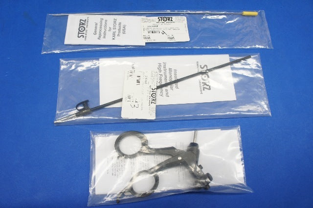 Karl Storz 33251ME Click Line MANHES Grasping Forceps, Size 5 mm, Length 30 cm