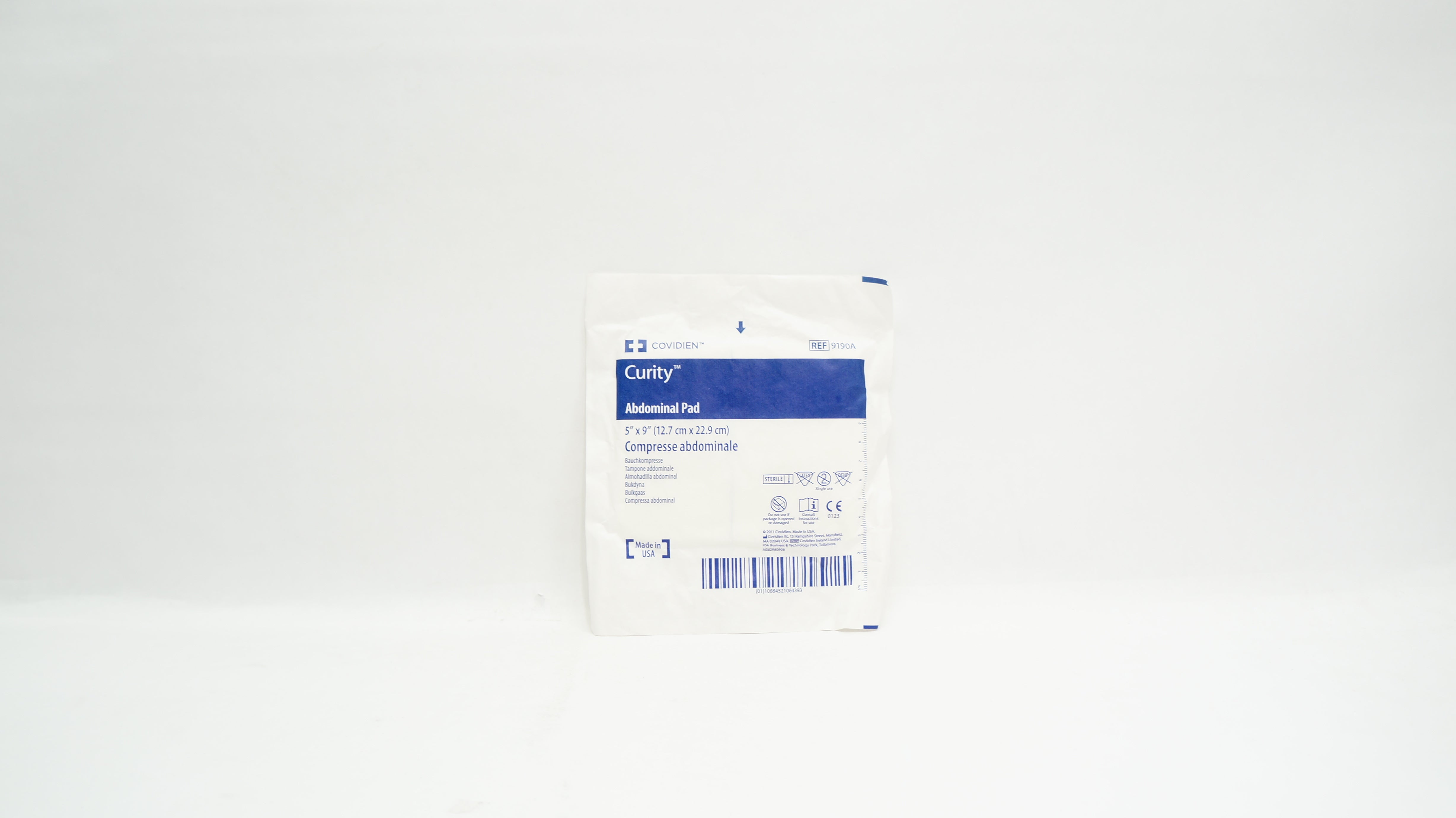 Covidien 9190A Curity Abdominal Pad 5inch x 9inch