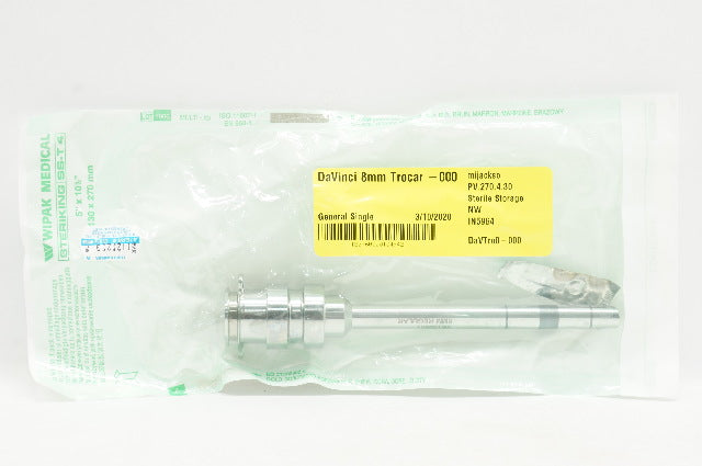 Wipak Medical VE100S01 DaVinci 8mm Trocar Regular 5inch x 10 1/2inch