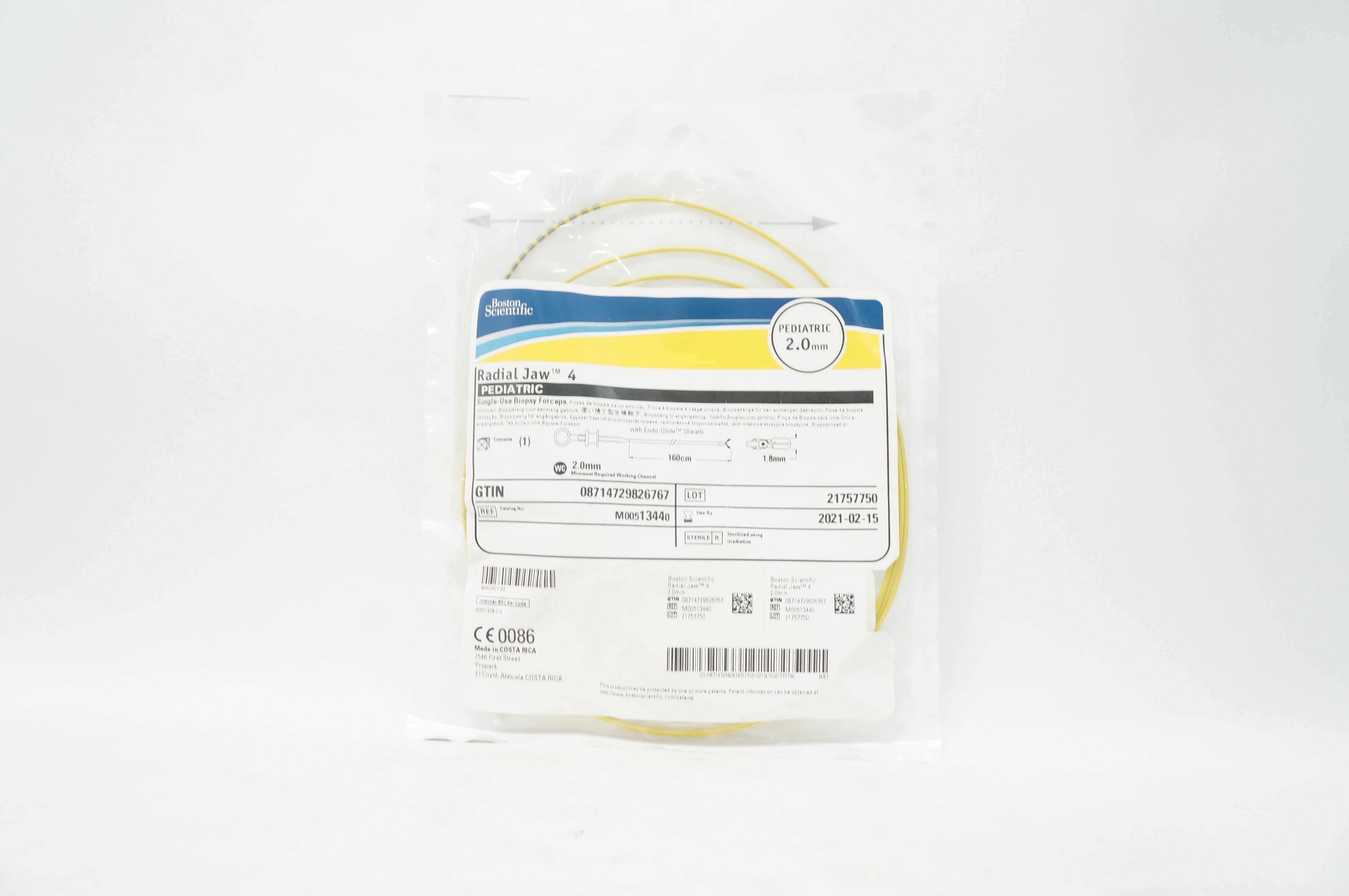 Boston Scientific M00513440 Radial Jaw 4 Pediatric Biopsy Forceps 2.0mm (x)