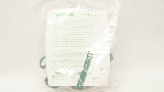 Salter Labs 8107V-0 I-Guard Valved Aerosol Mask, Adult, with Elastic Strap