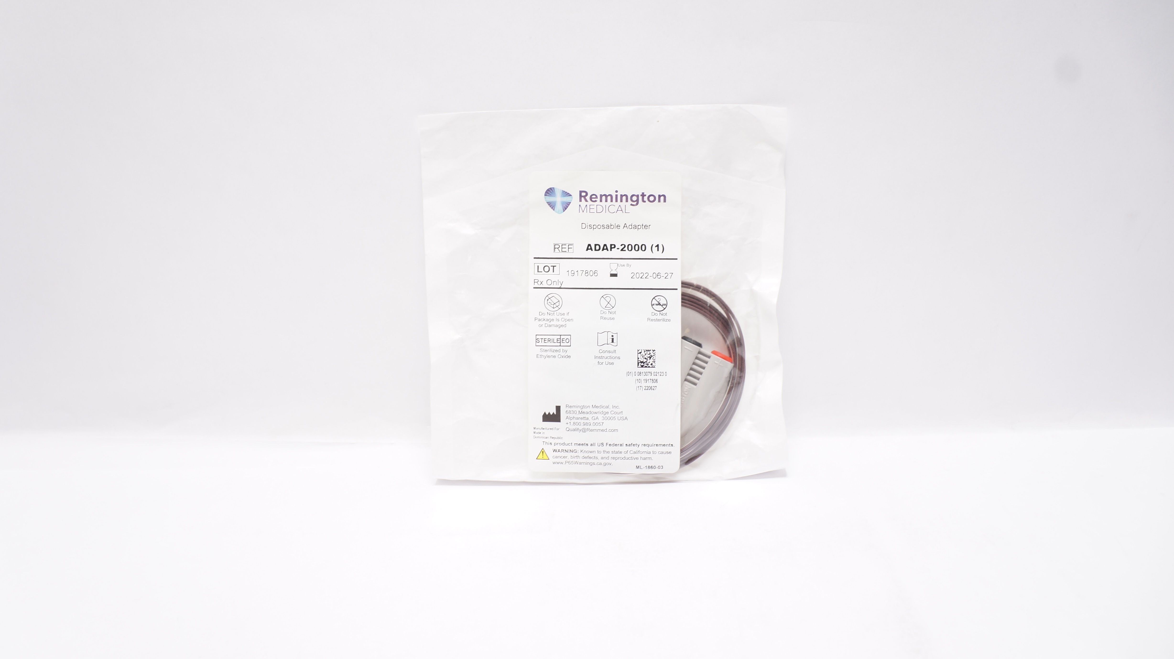 Remington Medical ADAP-2000 Disposable Adapter (x)