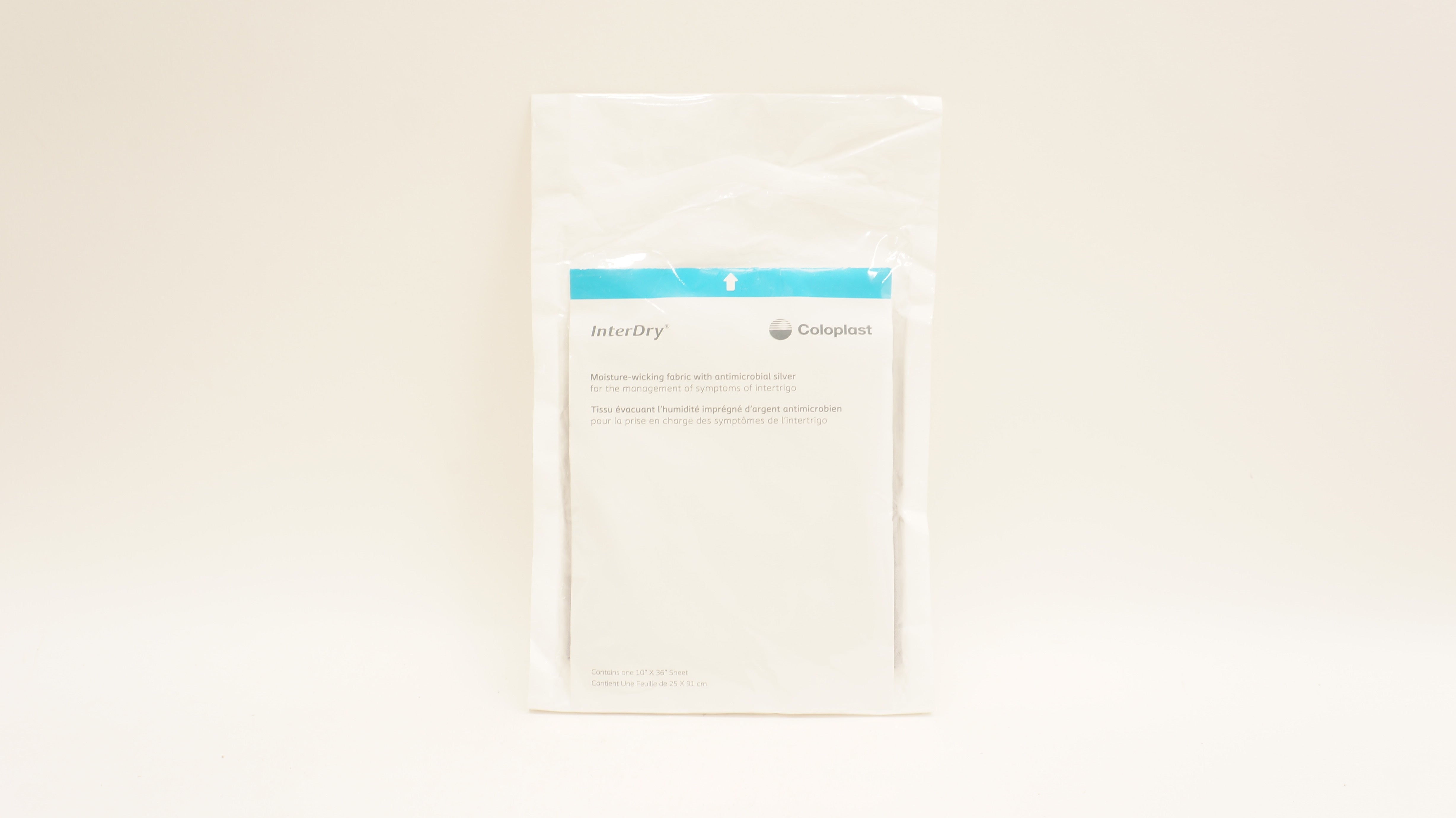 Coloplast 7912 InterDry Moisture-Wicking Fabric with Antimicrobial Silver
