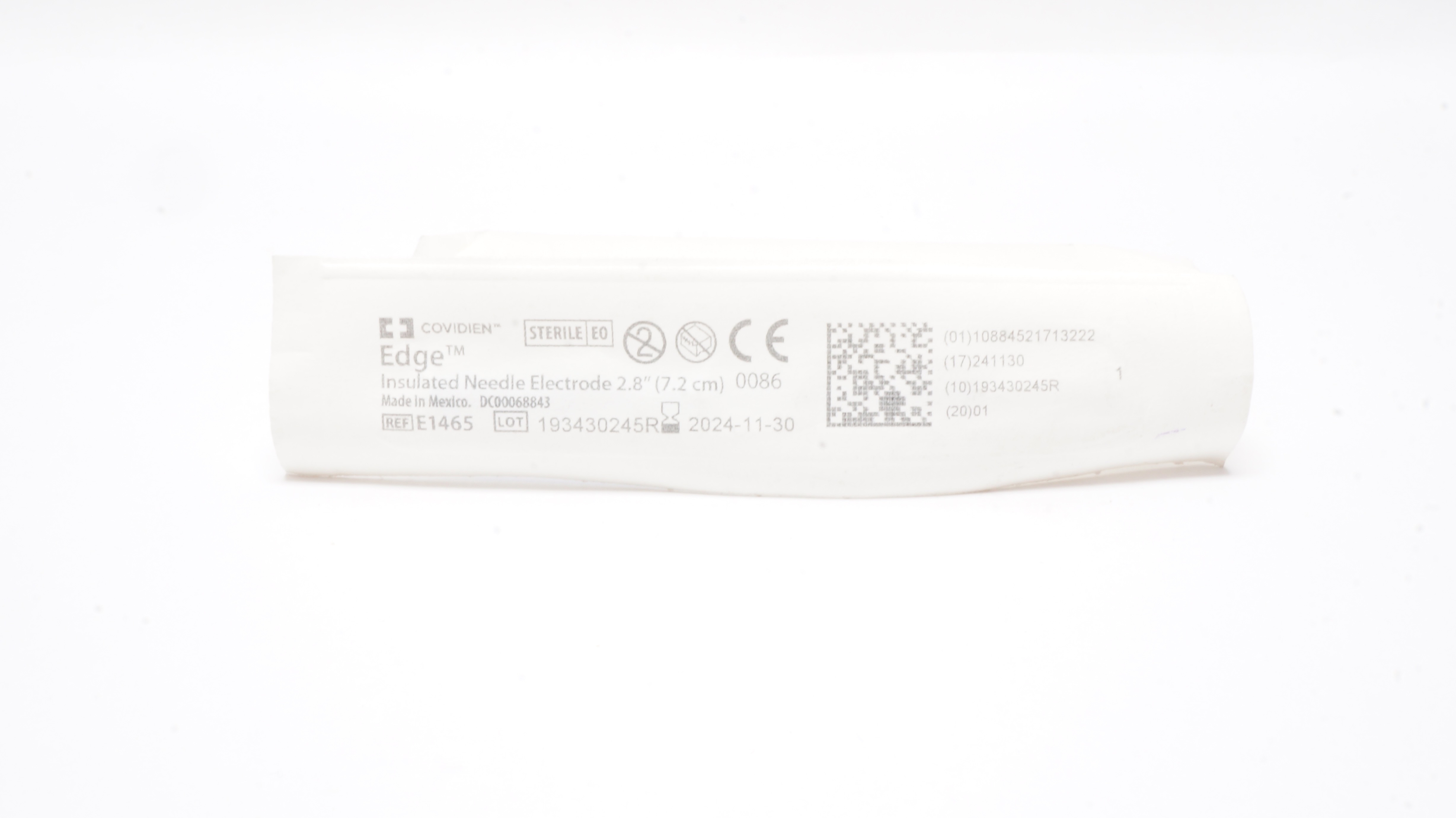 Covidien E1465 Edge Insulated Ndle Electrode 2.8inch