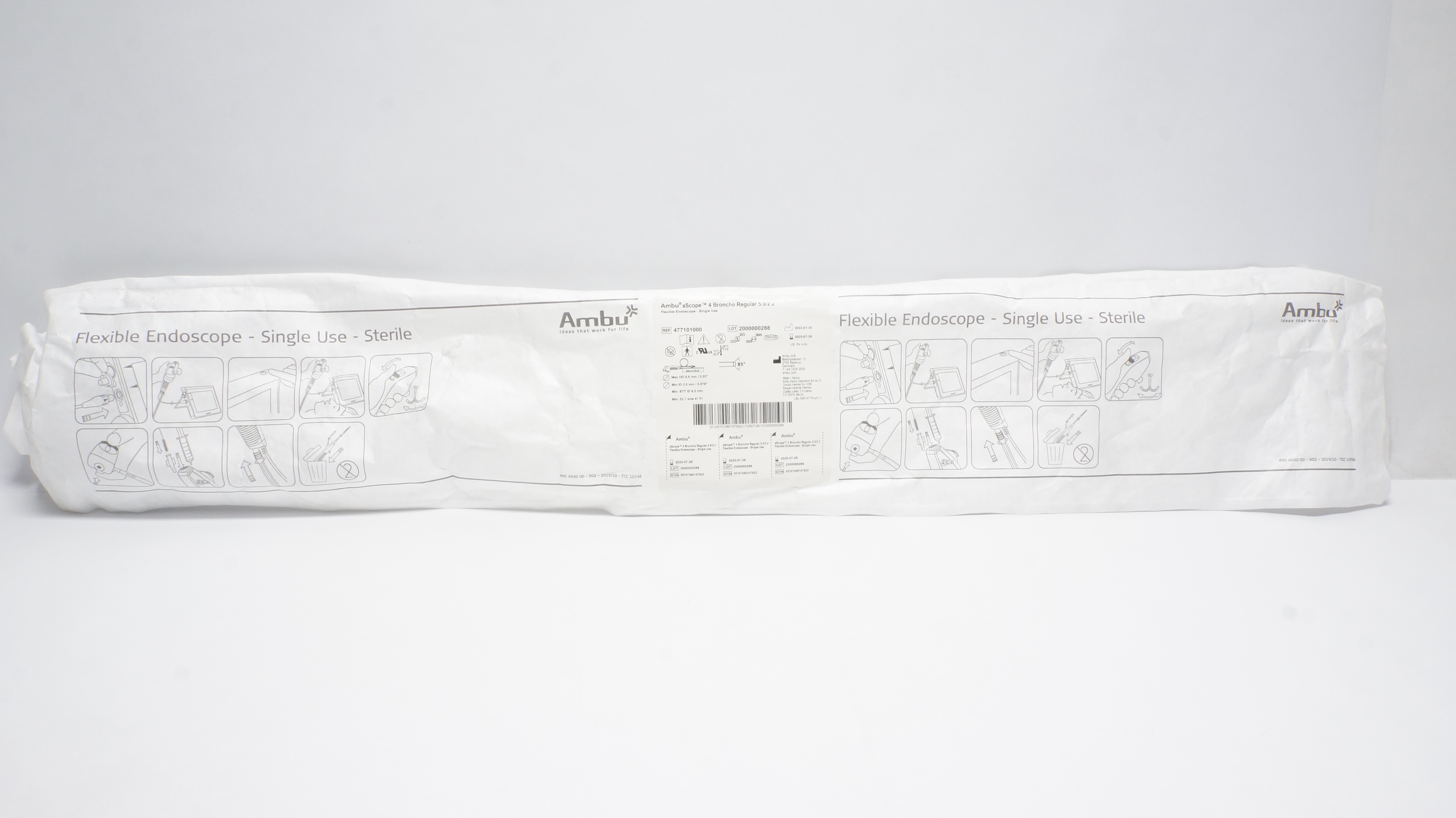 Ambu 477101000 aScope 4 Broncho Regular 5.0/2.2 (x)