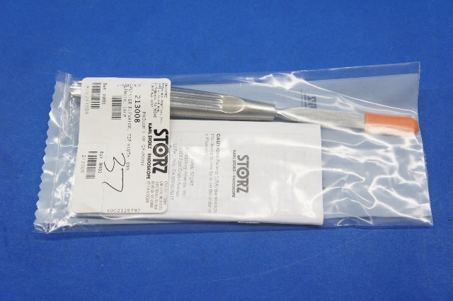 Karl Storz 213008 Plester Elevator, Tip Width 8mm, Length 18cm
