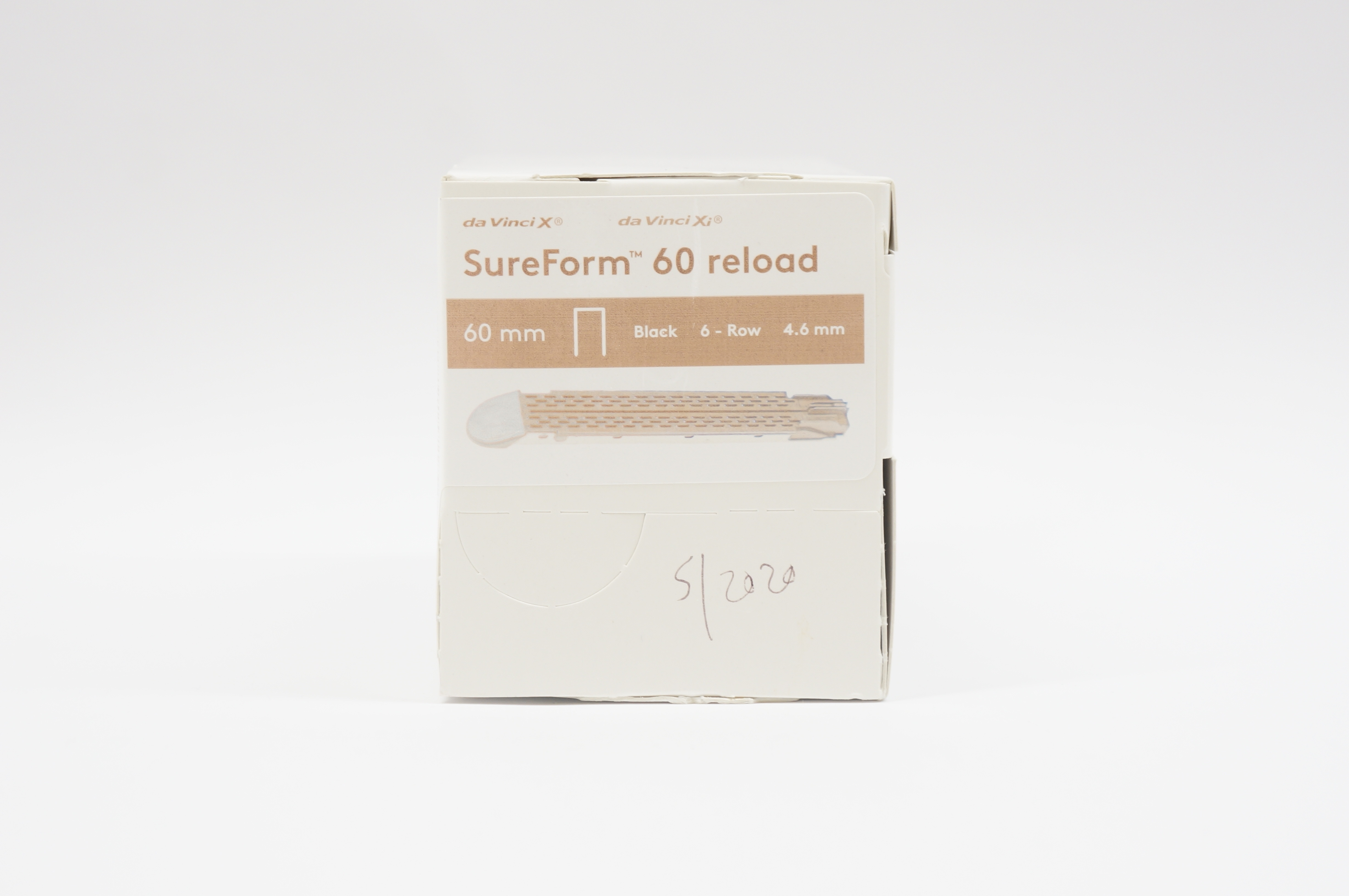 Intuitive Surgical 48360T Da Vinci SureForm 60 Reload Black 60mm (x) -Box of 12