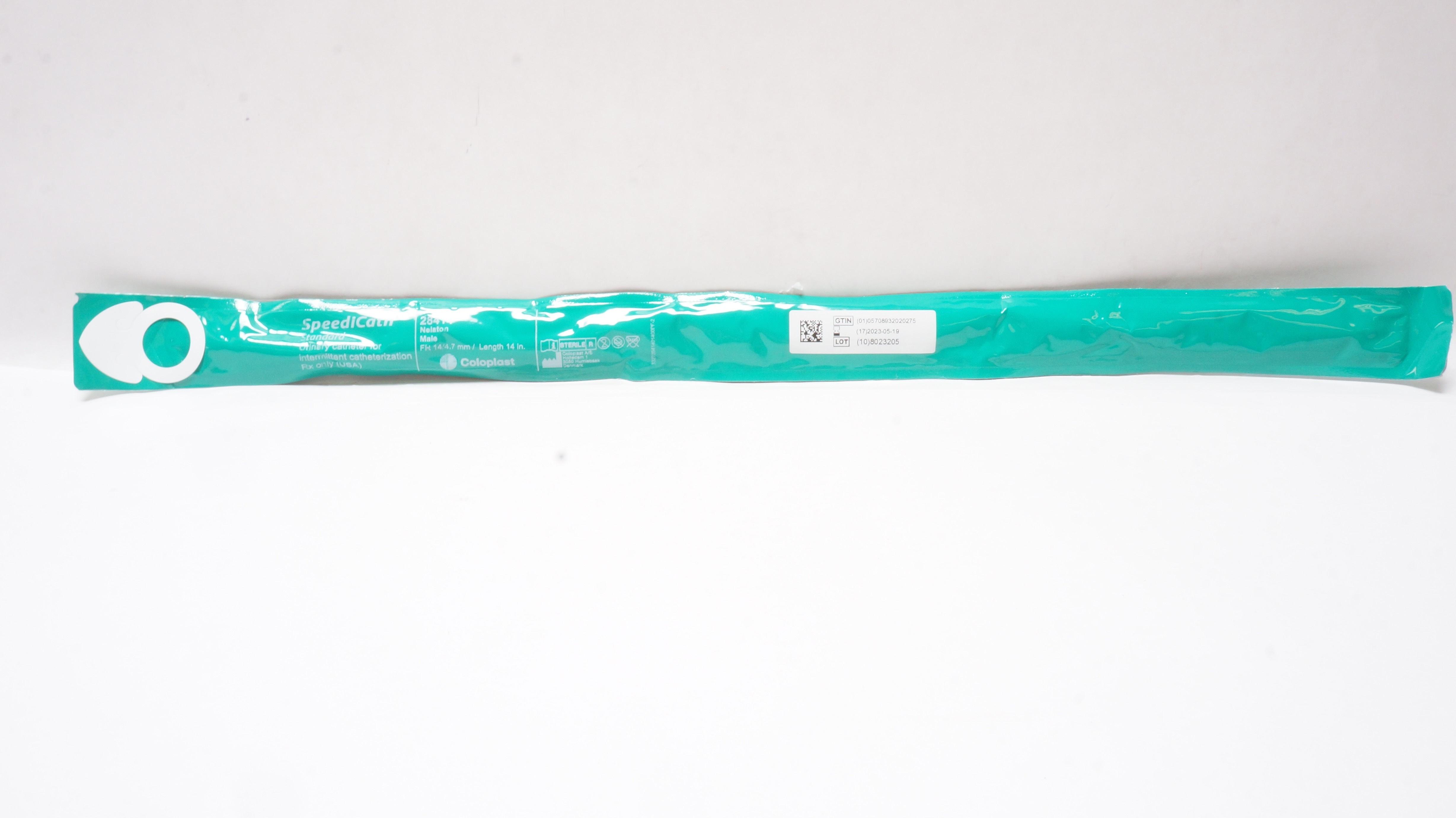 Coloplast 28408 SpeediCath Standard Urinary Cath.14Fr x 14inch, Male (x)
