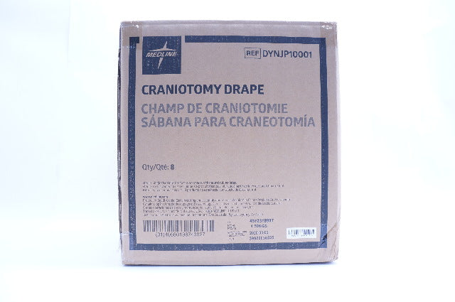 Medline DYNJP10001 Craniotomy Drape - Box of 8