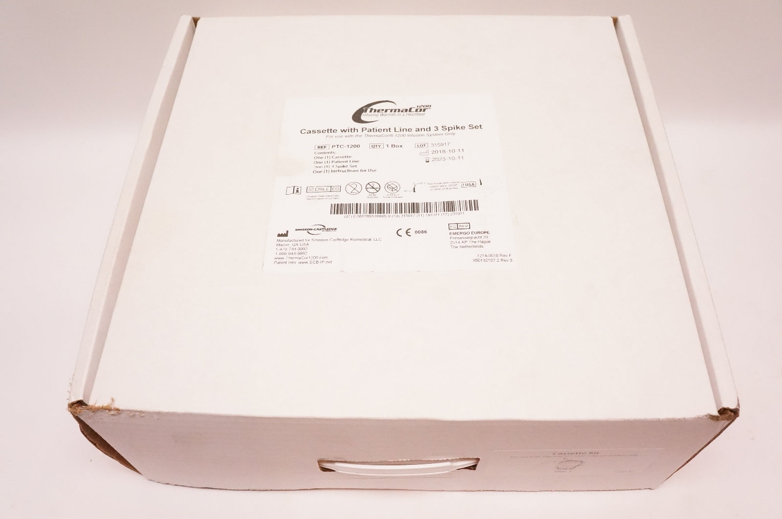 Smisson-Cartledge Biomedical PTC-1200 ThermaCor 1200 Cassette