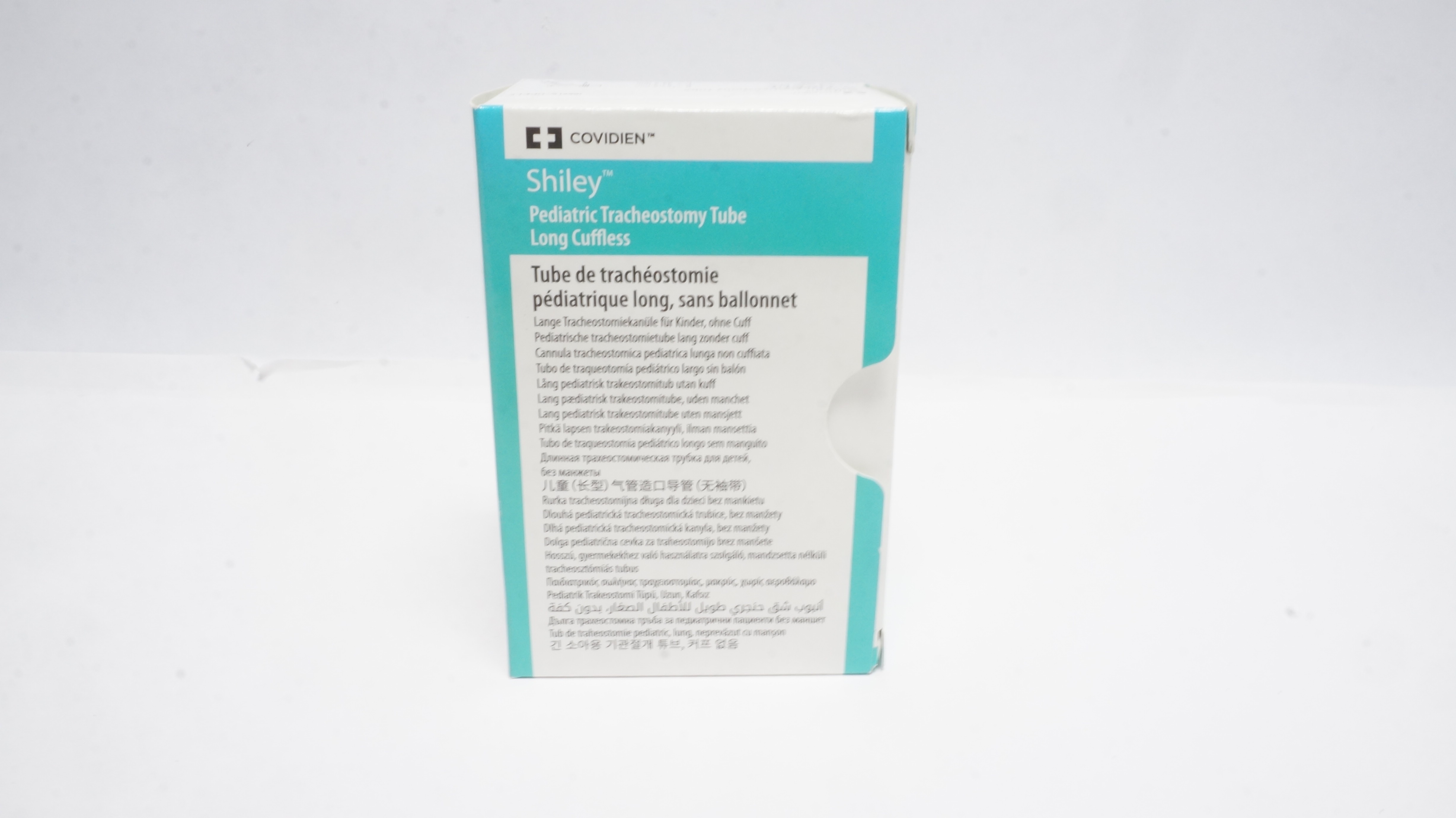 Covidien 6.0PELF Shiley Pediatric Tracheostomy Tube Long Cuffles 6.0x8.5x54mm(x)