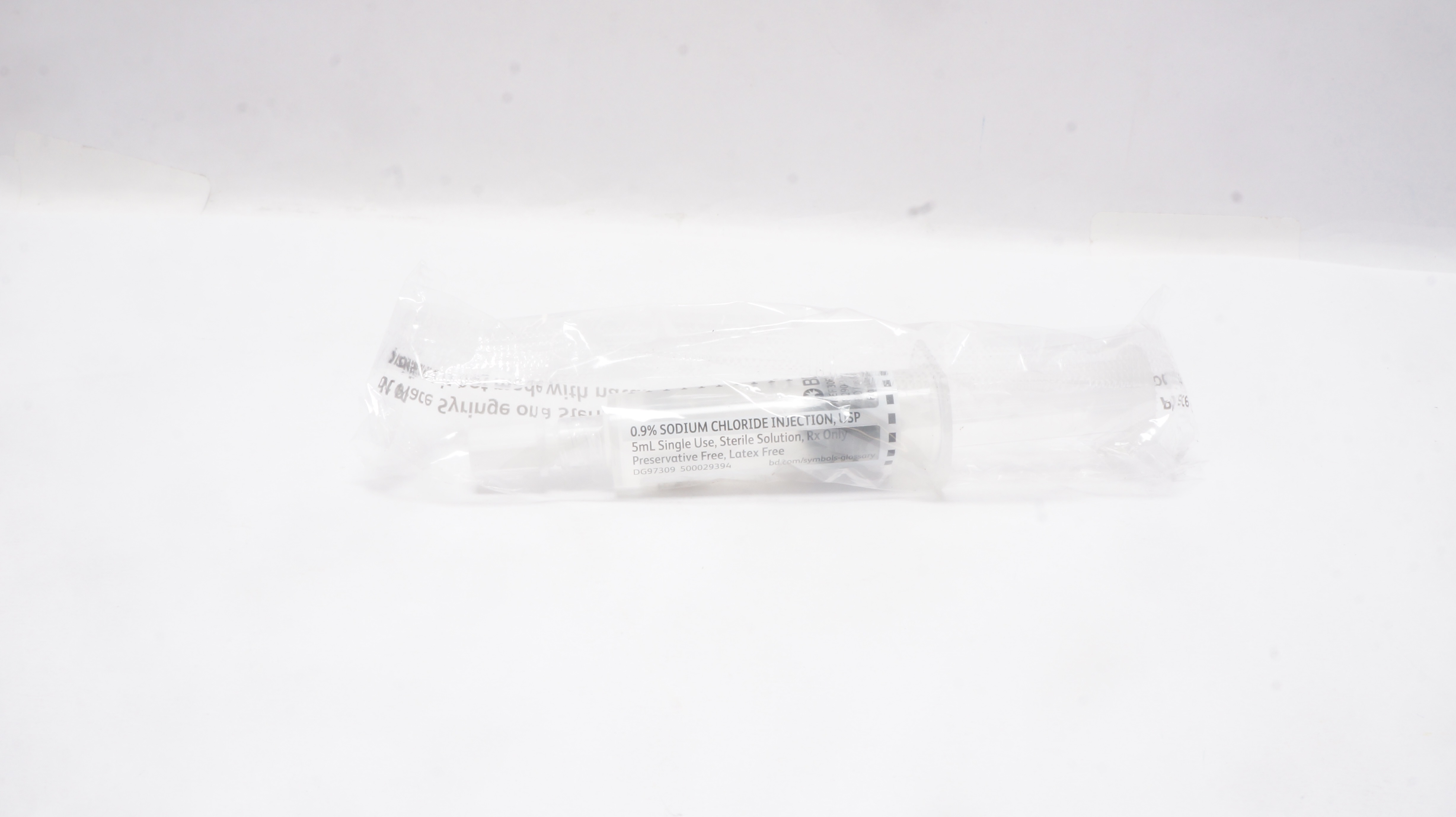 BD 306545 PosiFlush Normal Saline Flush 5mL Syringe