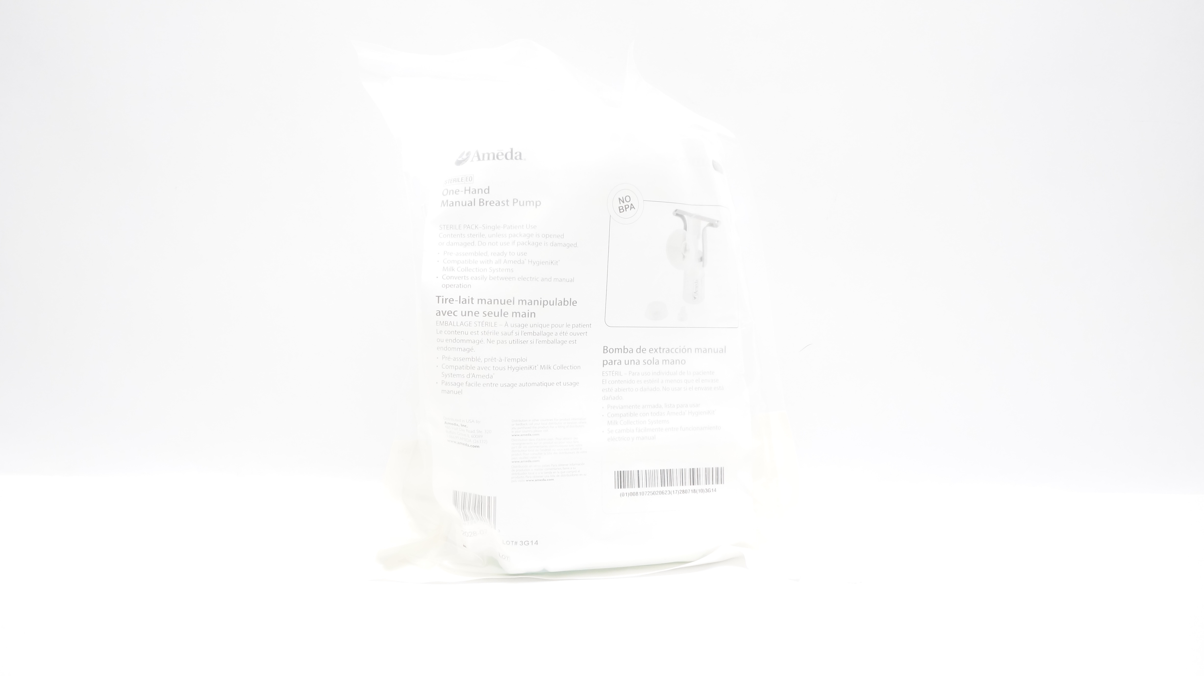 Ameda One-Hand Manual Breast Pump