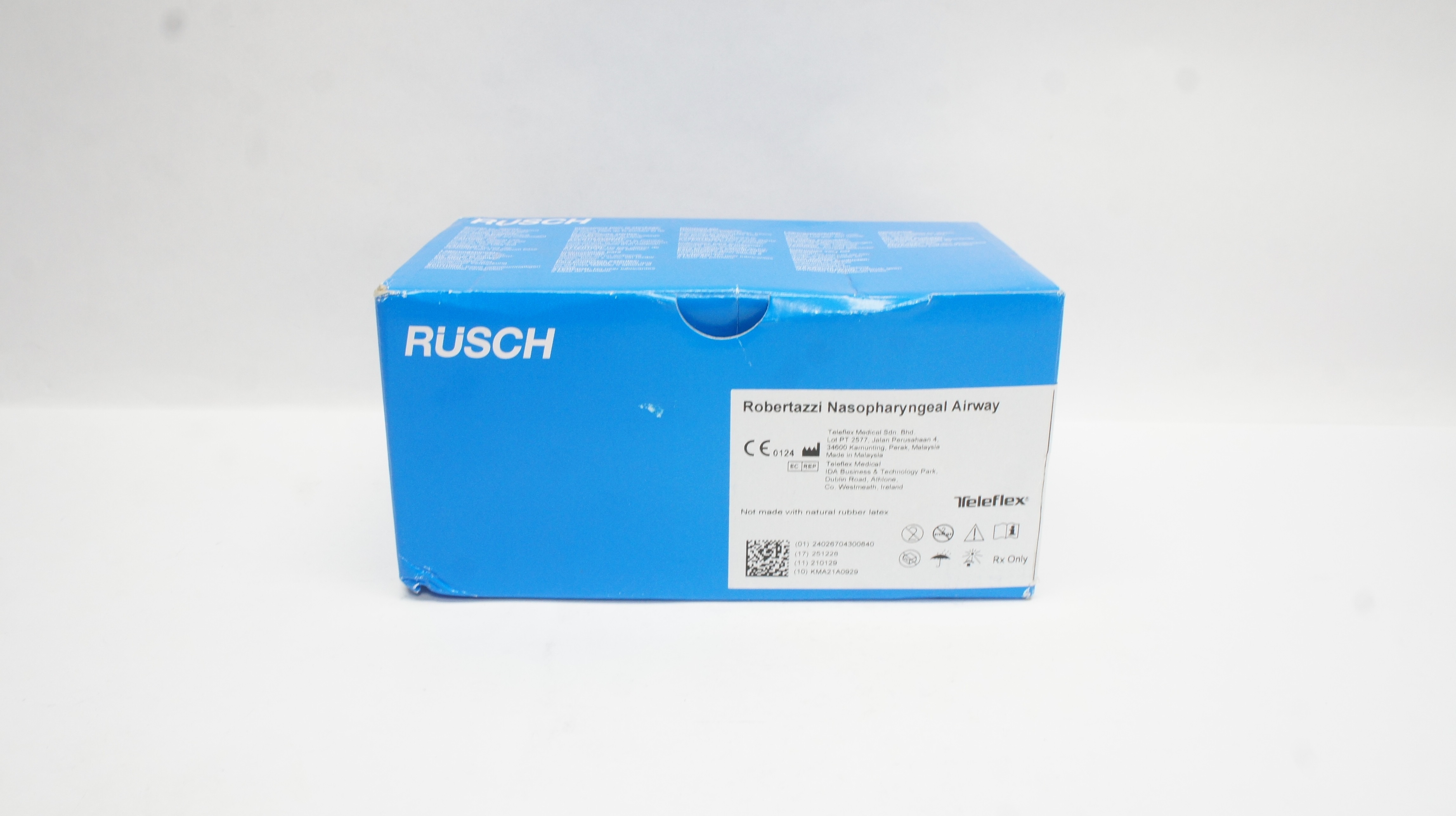 Teleflex 123128 Rusch Robertazzi Nasopharyngeal Airway 28Fr OD 9.3mm - Box of 10