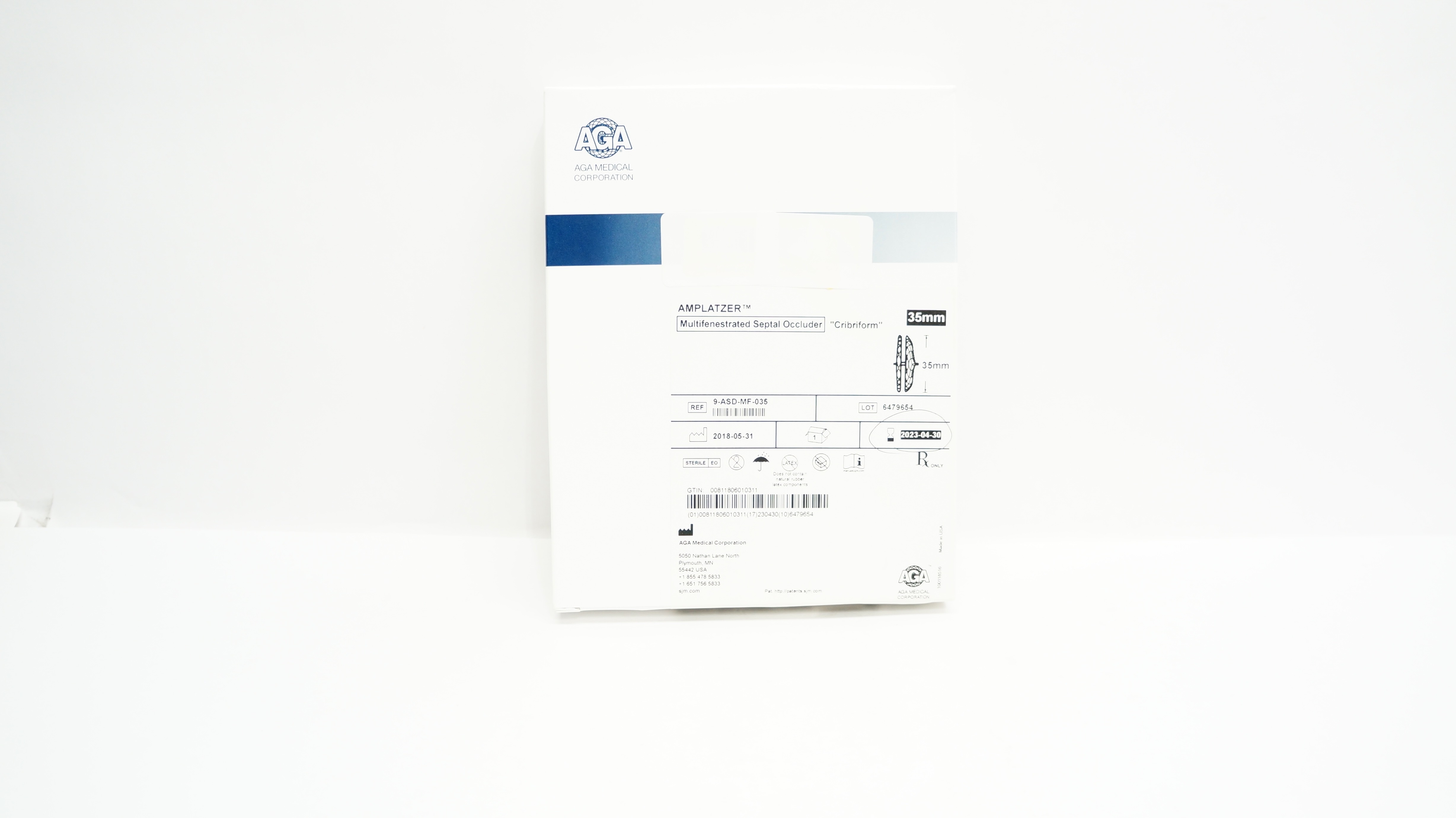 AGA Medical 9-ASD-MF-035 Amplatzer Multifenestrated Septal Occluder Cribriform 35mm (x)