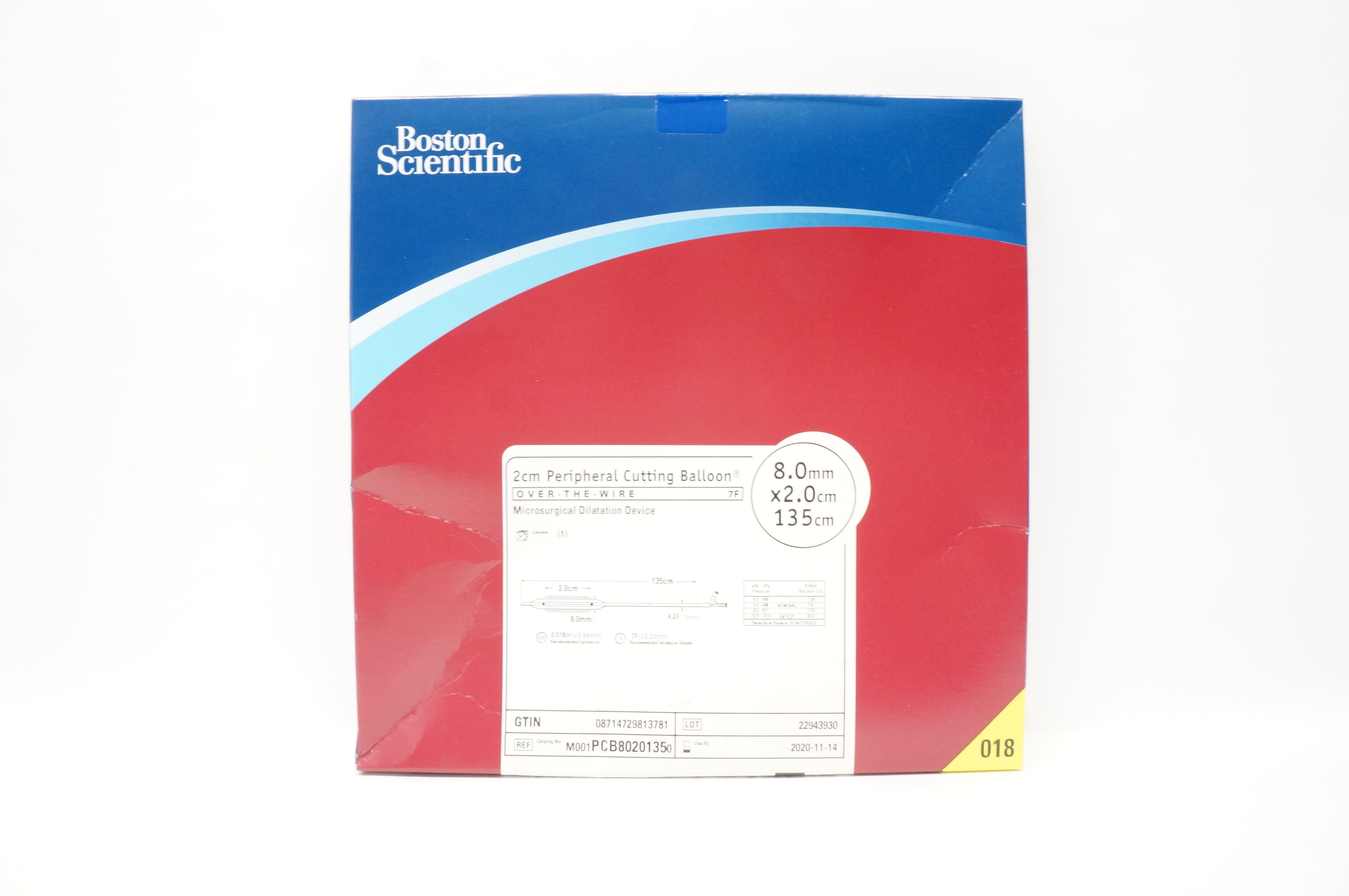 Boston Scientific M001PCB80201350 Microsurgical Device 8.0mm x 2.0 x 135 cm (x)