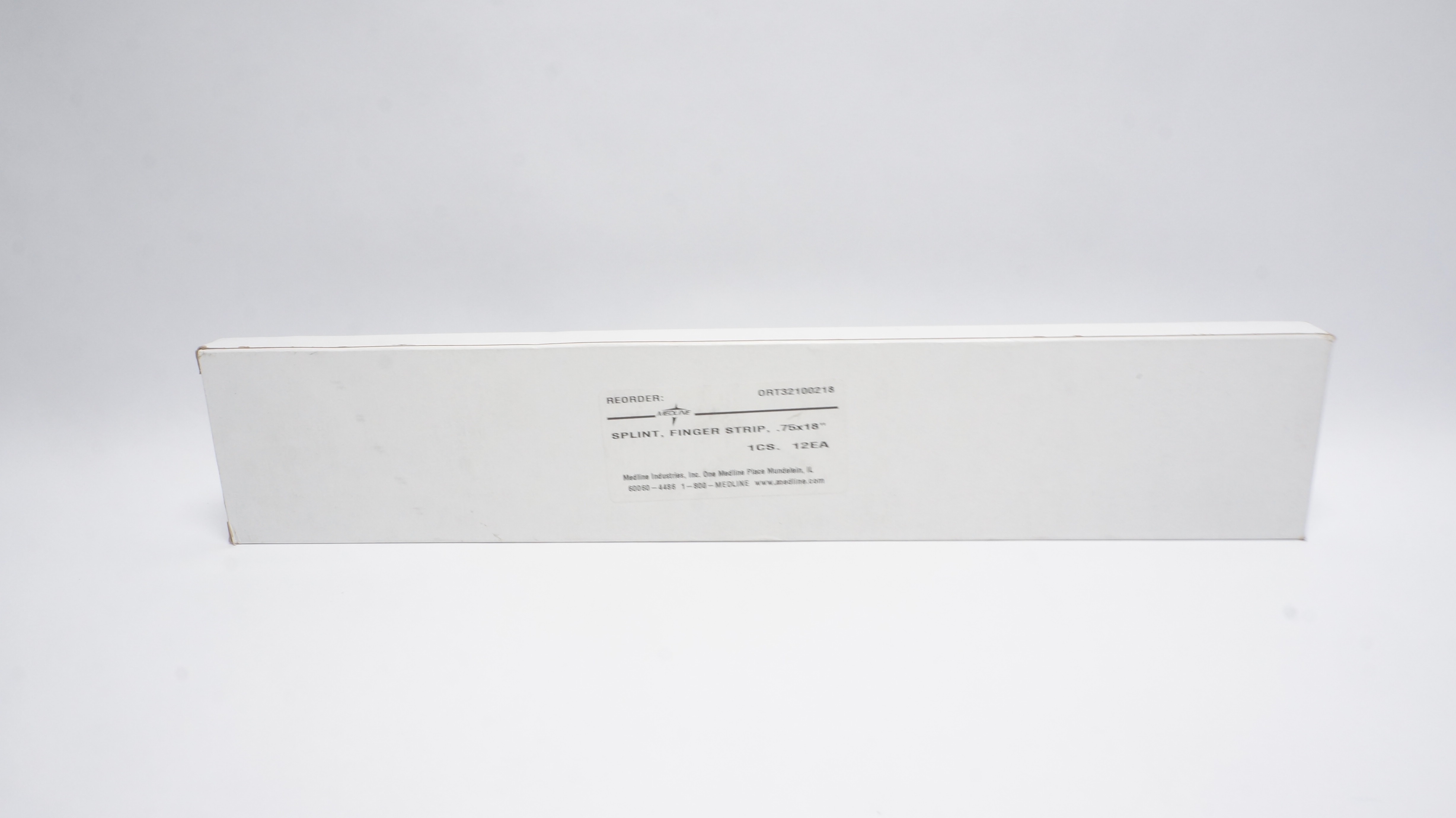 Medline ORT32100218 Splint, Finger Strip, 75 x 18In - Case of 12