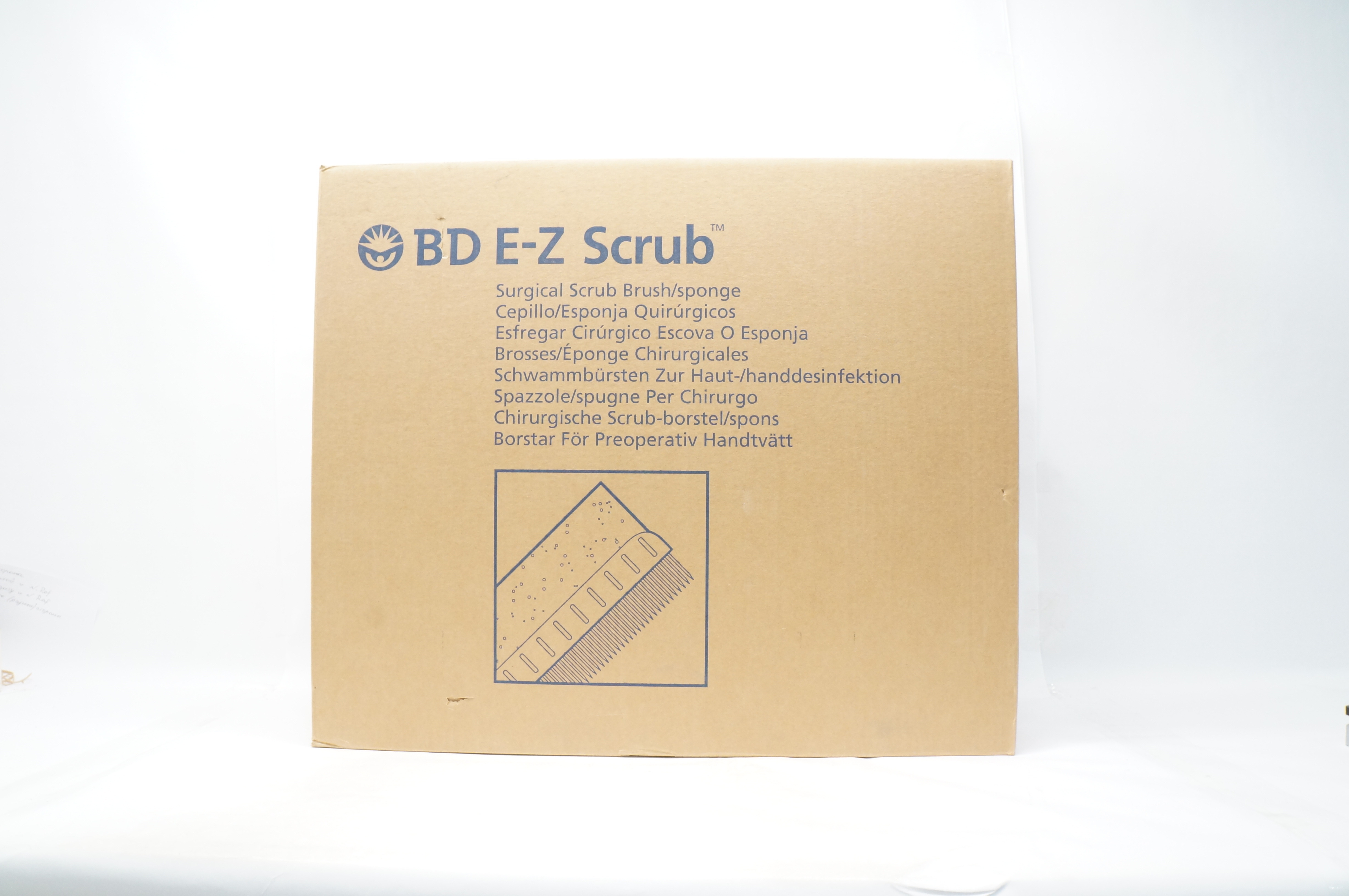 BD 371603 E-Z Scrub 160 Surgical Scrub Brush/Sponge - Case of 300