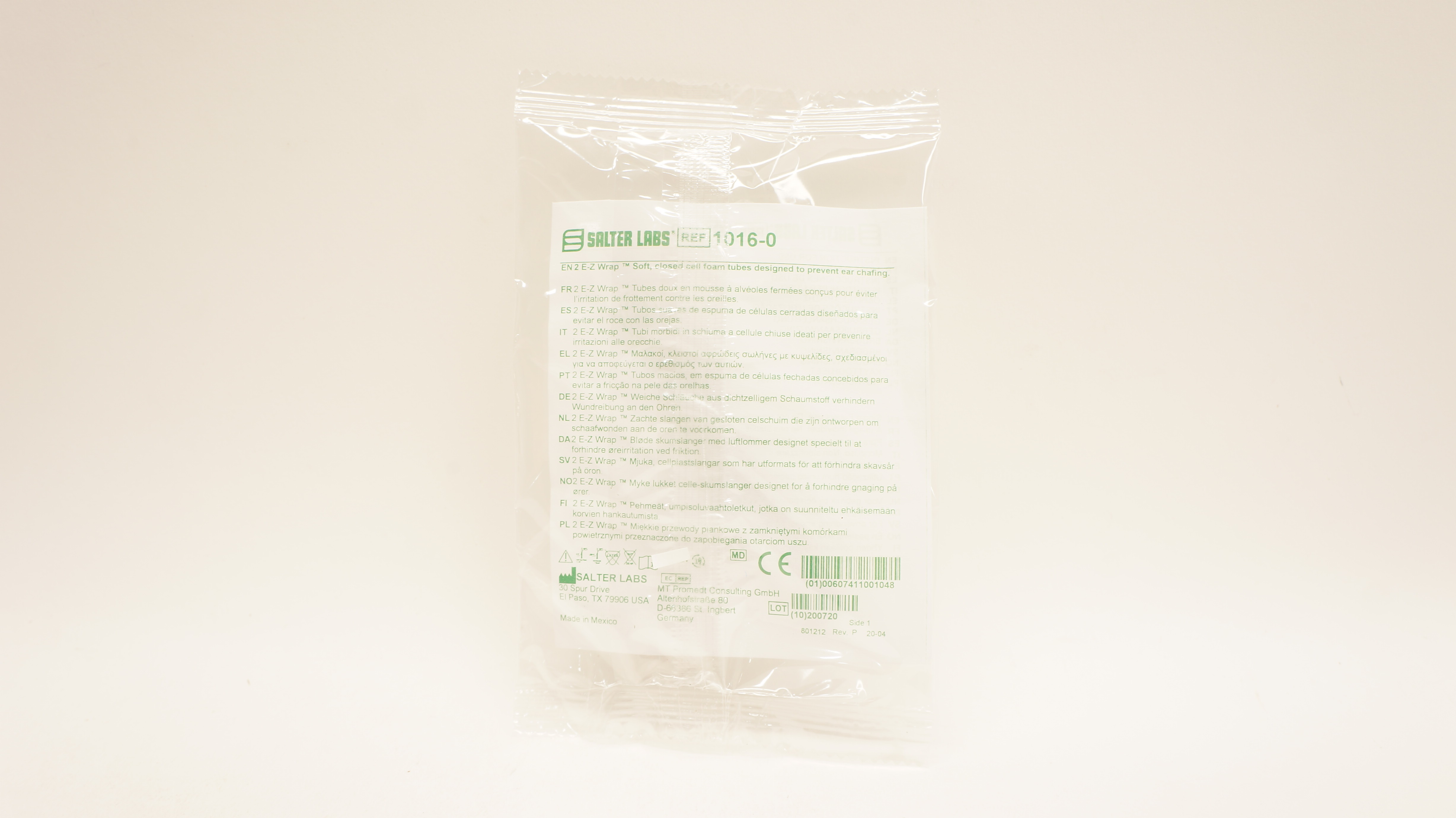 Salter Labs 1016-0 2 E-Z Wrap Soft, Closed Cell Foam Tubes