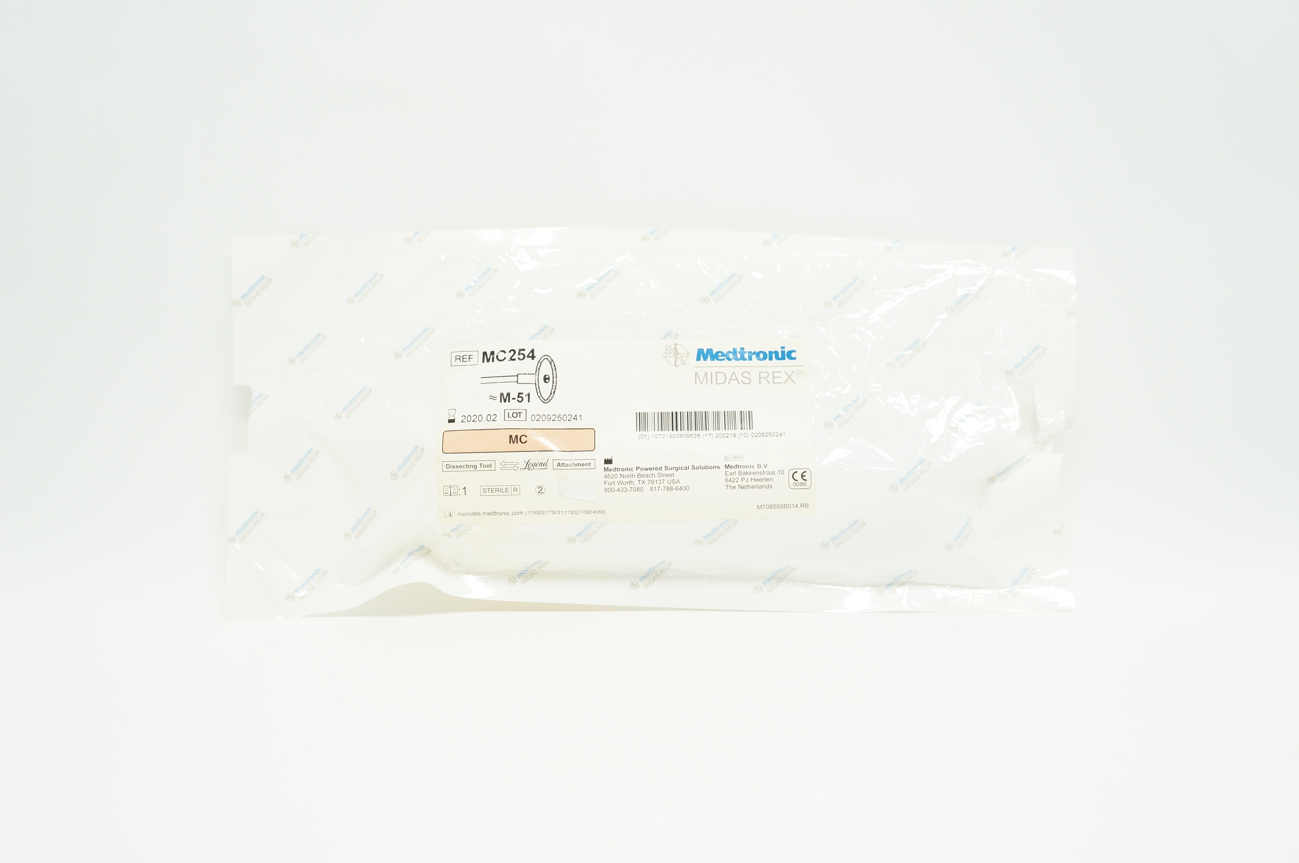 Medtronic MC254 Midas Rex MC Dissecting Tool M-51 (x)