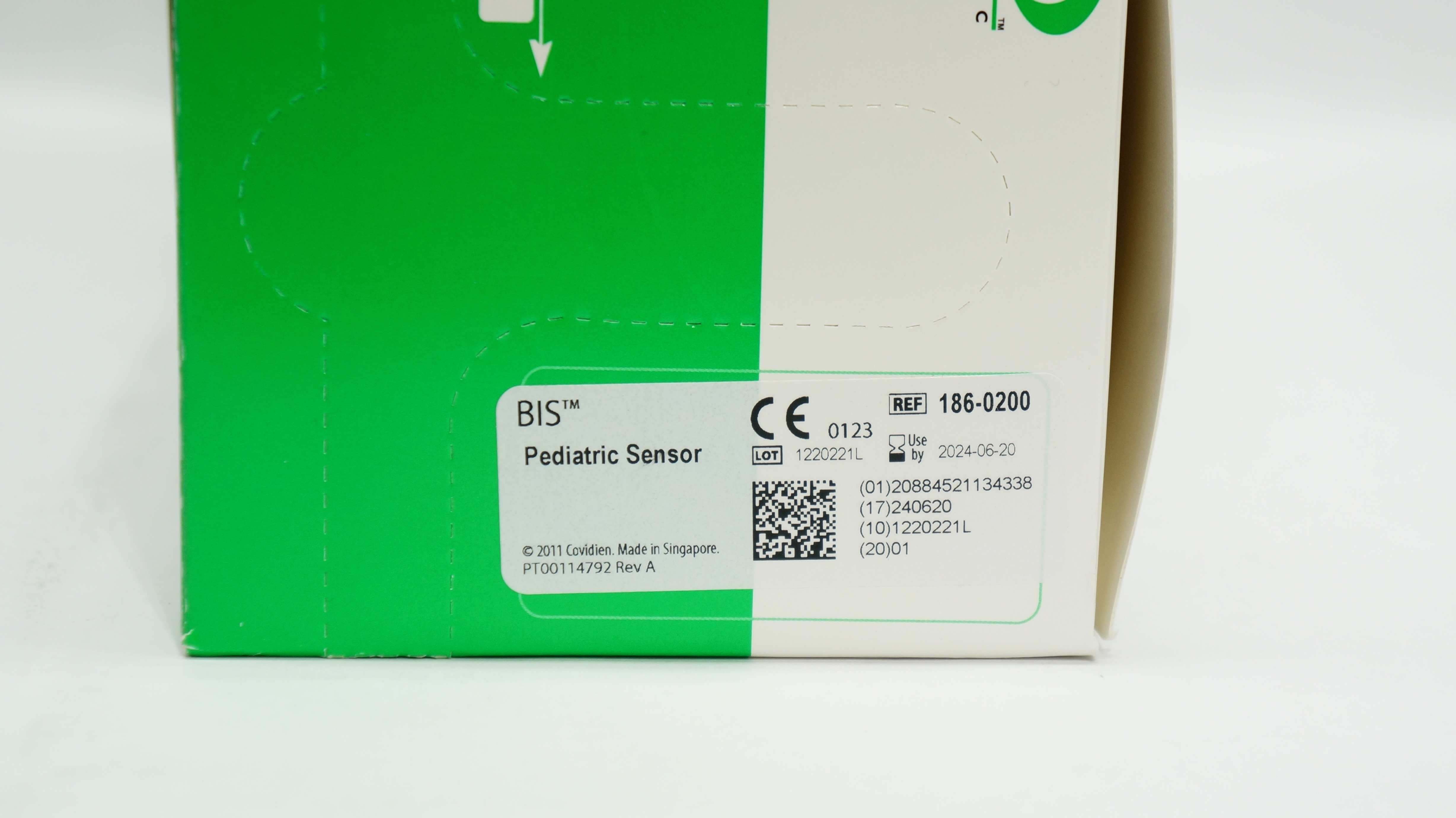 Covidien 186-0200 Bis Pediatric Sensor XP Platform - Box of 25