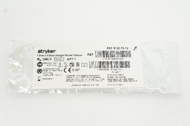 Stryker 5120-70-12 1.2mm x 6.0mm Straight Router Medium (x)