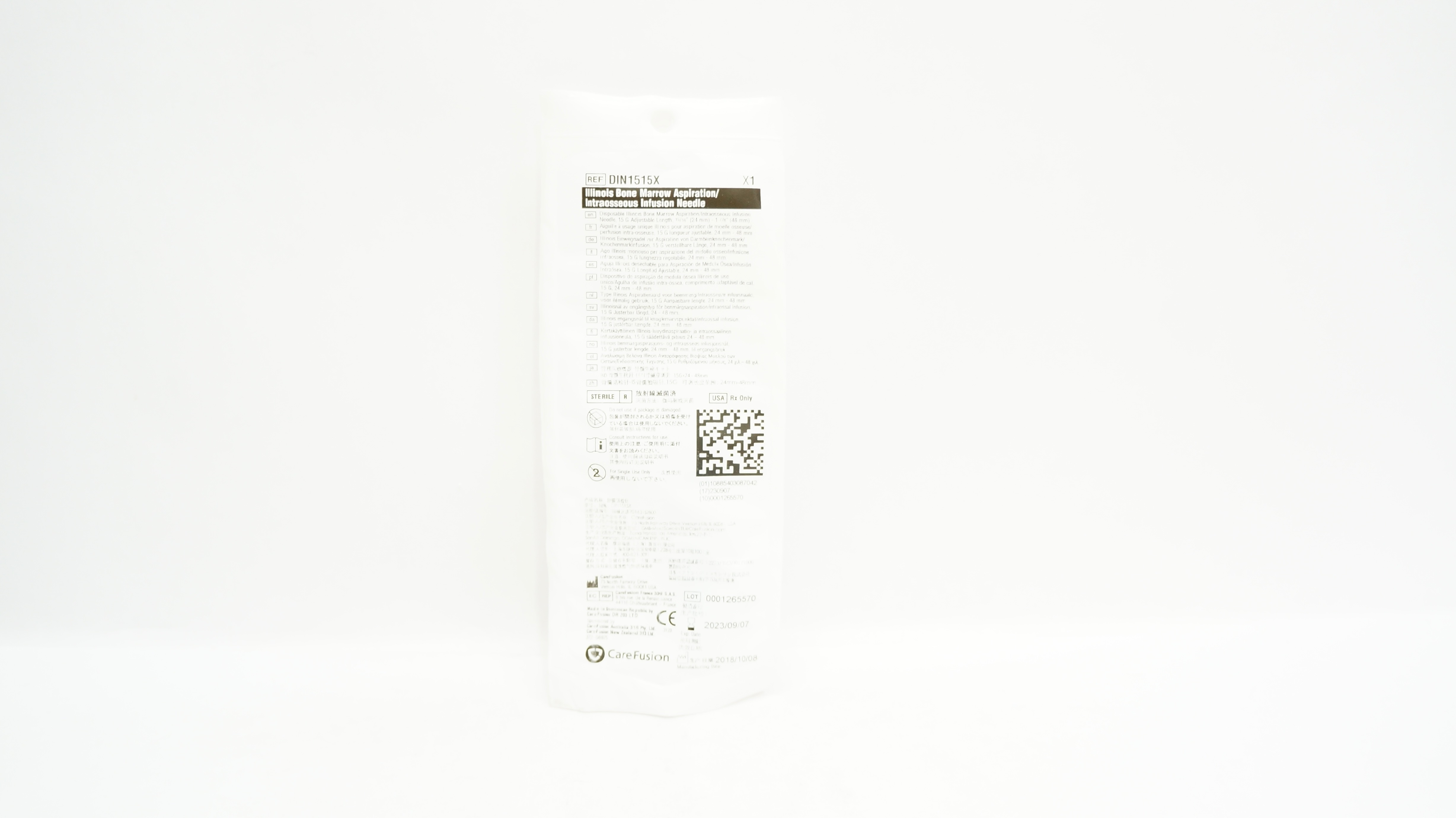 CareFusion DIN1515X Illinois Bone Marrow Aspiration Infusion Ndle 15G (x)