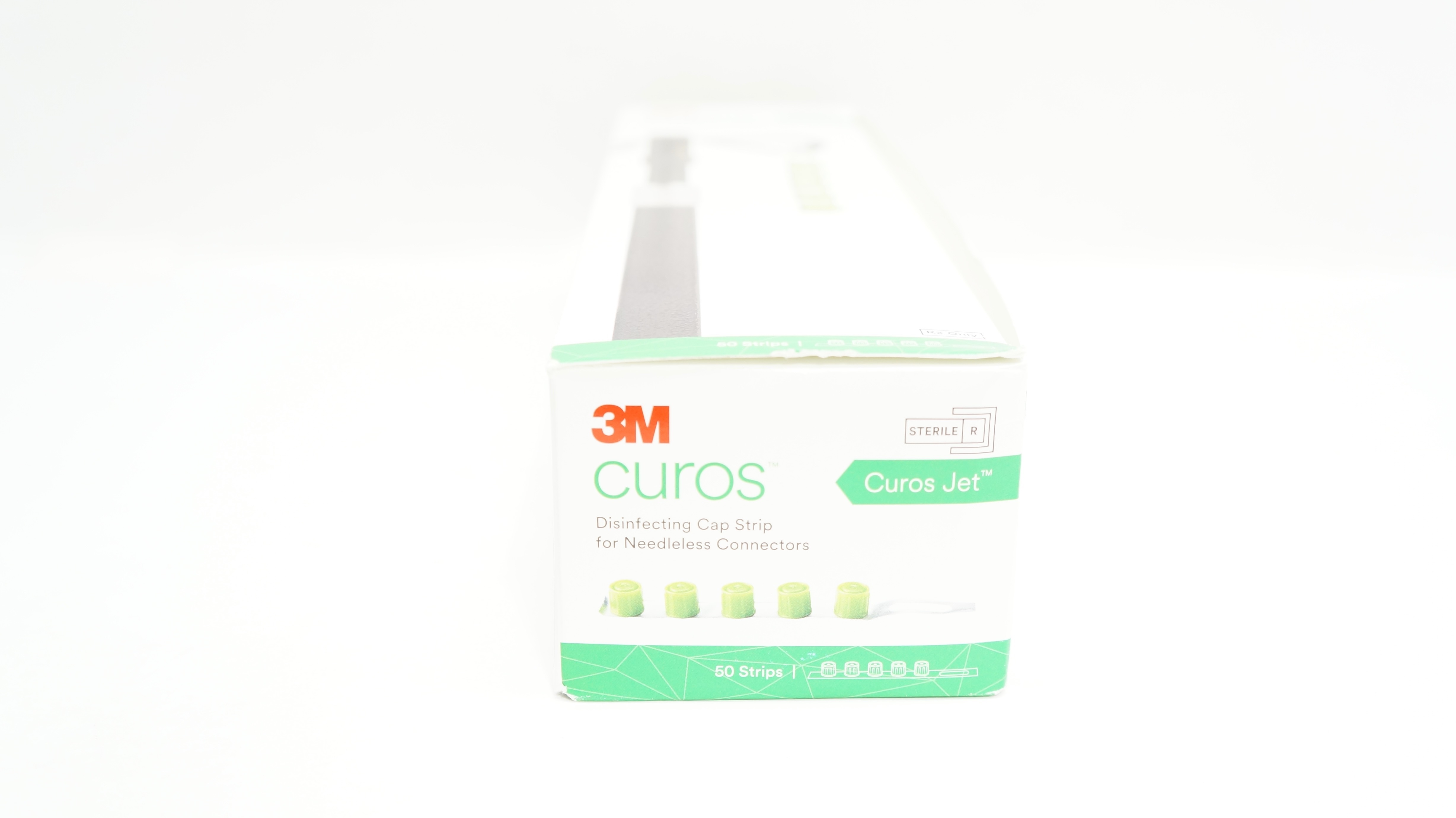 3M CFJ5-250 Curos Jet Disinfecting Cap Strip for Ndleless Connectors - Box of 50