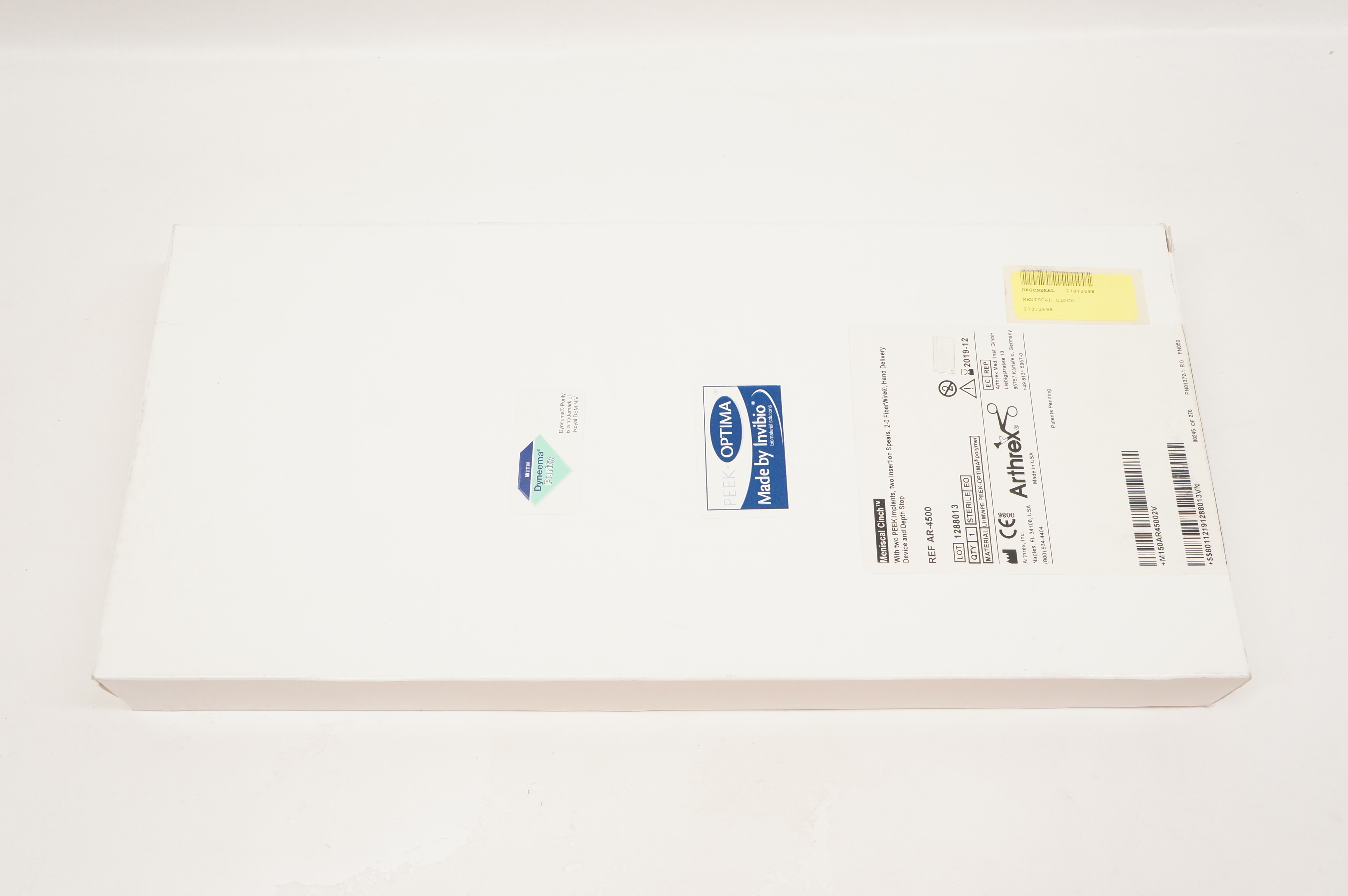 Arthrex AR-4500 Meniscal Cinch, PEEK & FiberWire (x)