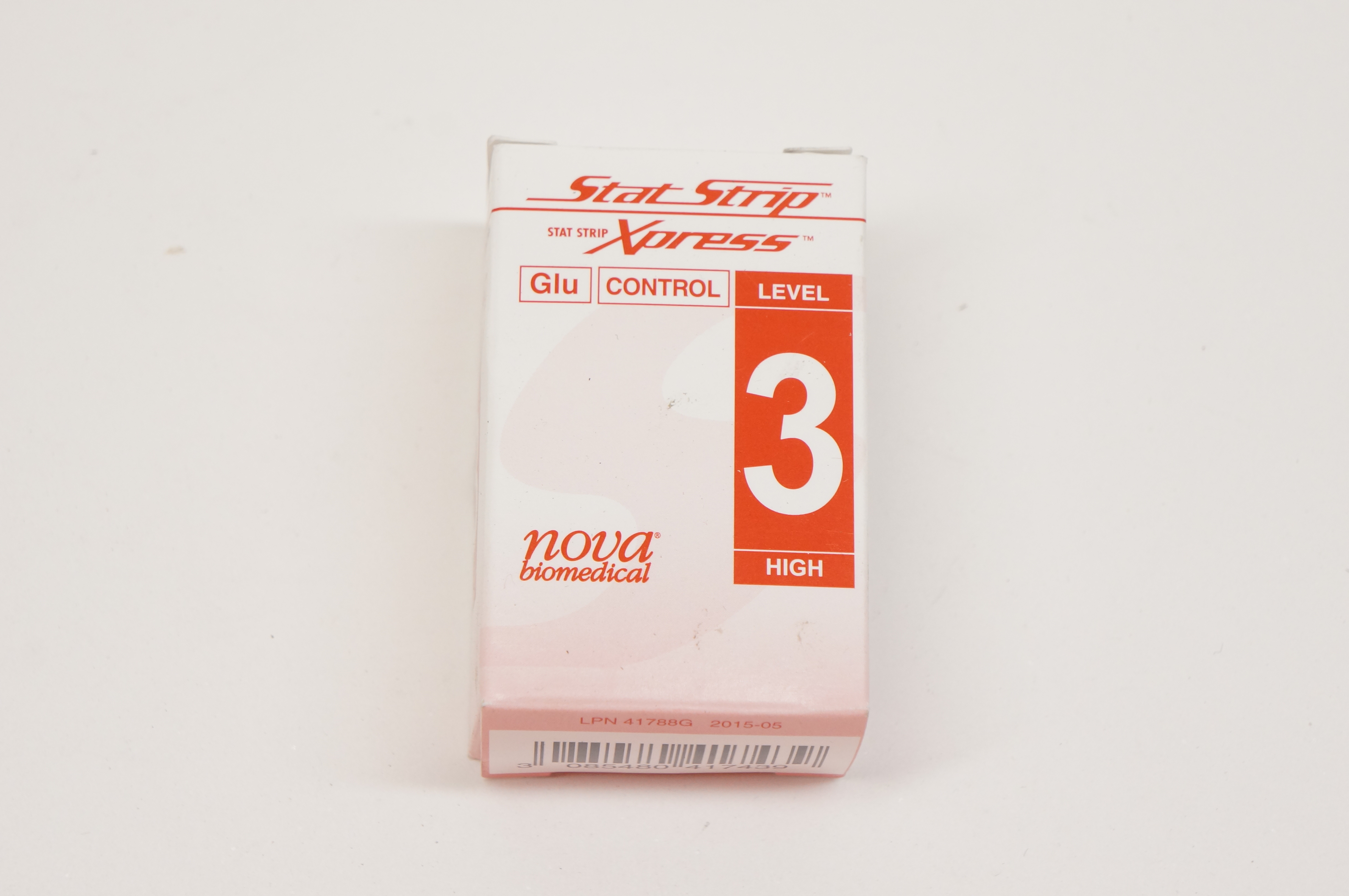 Nova Biomedical 41743 Stat Strip Xpress Glu Control, Level 3 High 4ml