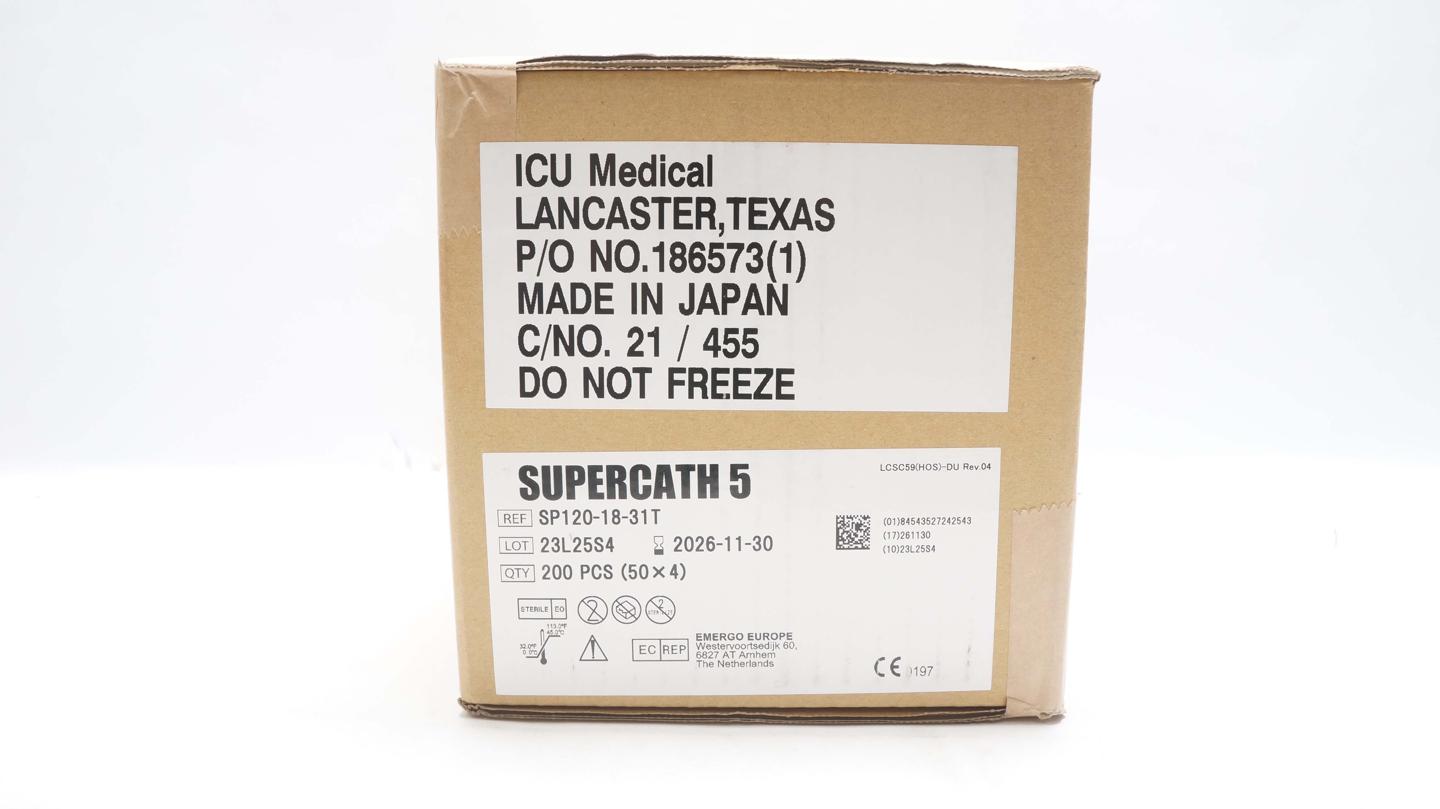 Togo Medikit SP120-18-31T Supercath 5 Safety I.V. Cath. 18G x 1-1/4in-Box of 200