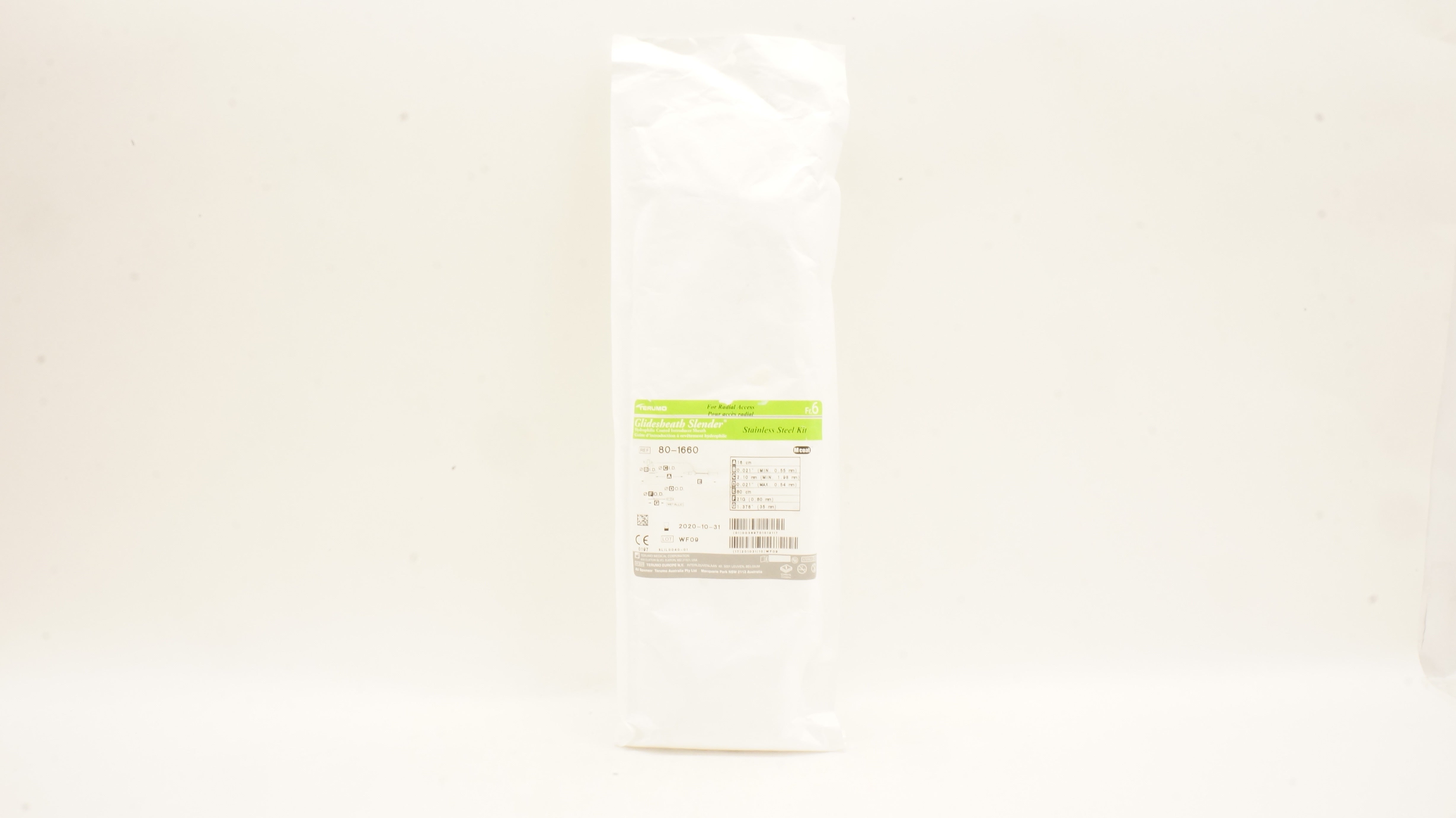 Terumo 80-1660 Glidesheath Slender 6Fr (x)