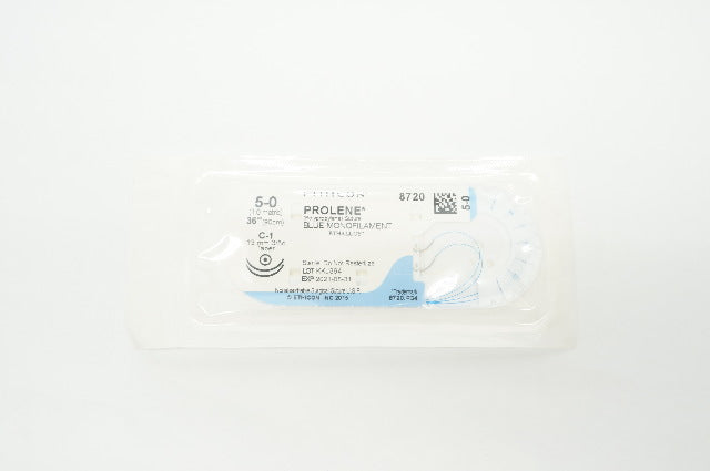 Ethicon 8720 5-0 PROLENE Polypropylene Stre C-1 13mm 3/8c Taperpoint, 36inch
