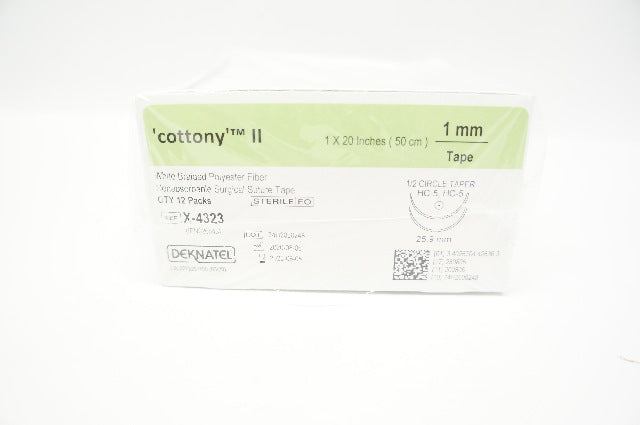 DEKNATEL X-4323 COTTONY II, HC-5 HC-5, 1/2 Circle Taper 1 x 20inch - Pack of 12