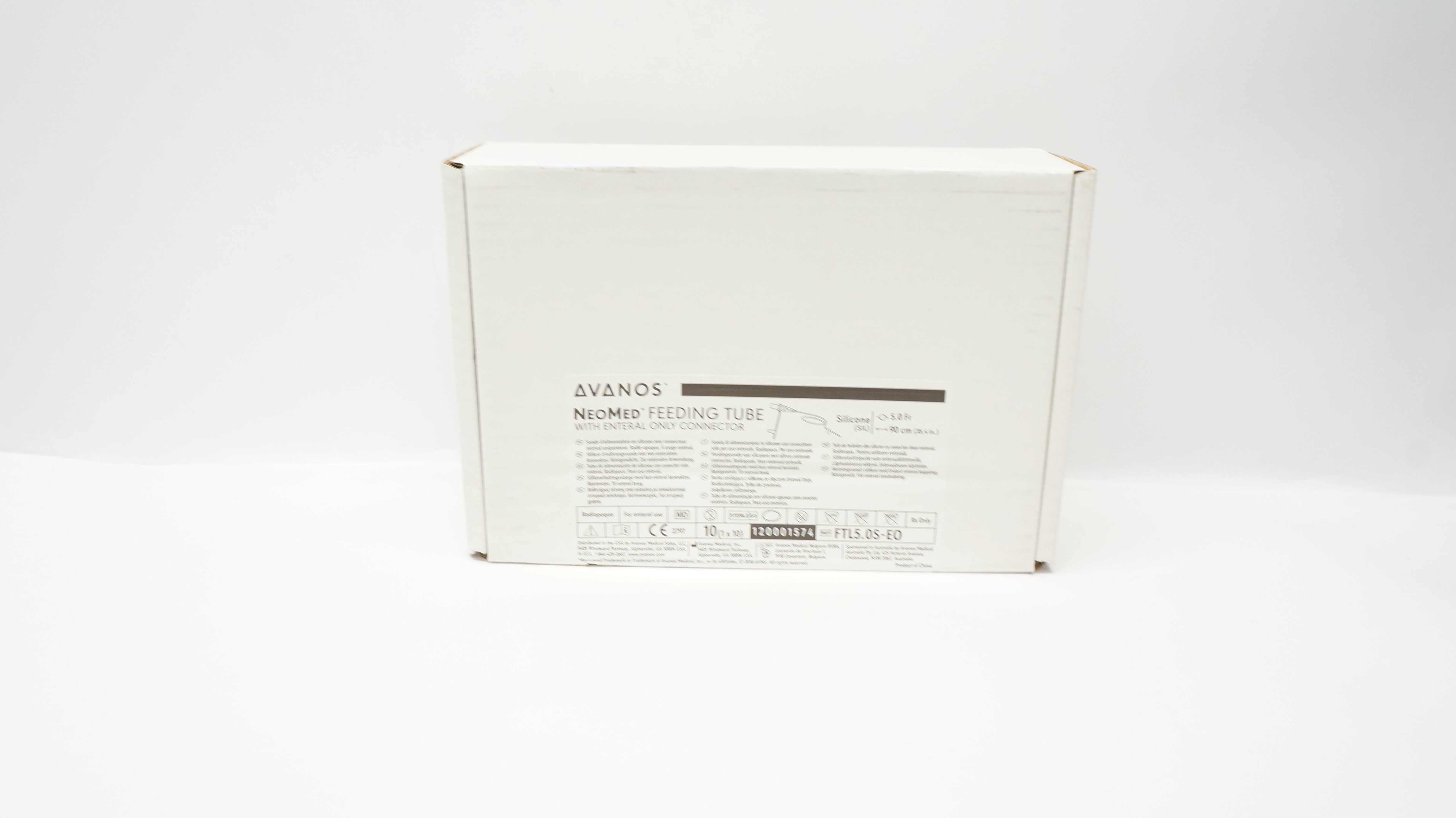 Avanos FTL5.0S-EO NeoMed Feeding Tube 5.0Fr x 90cm - Box of 10