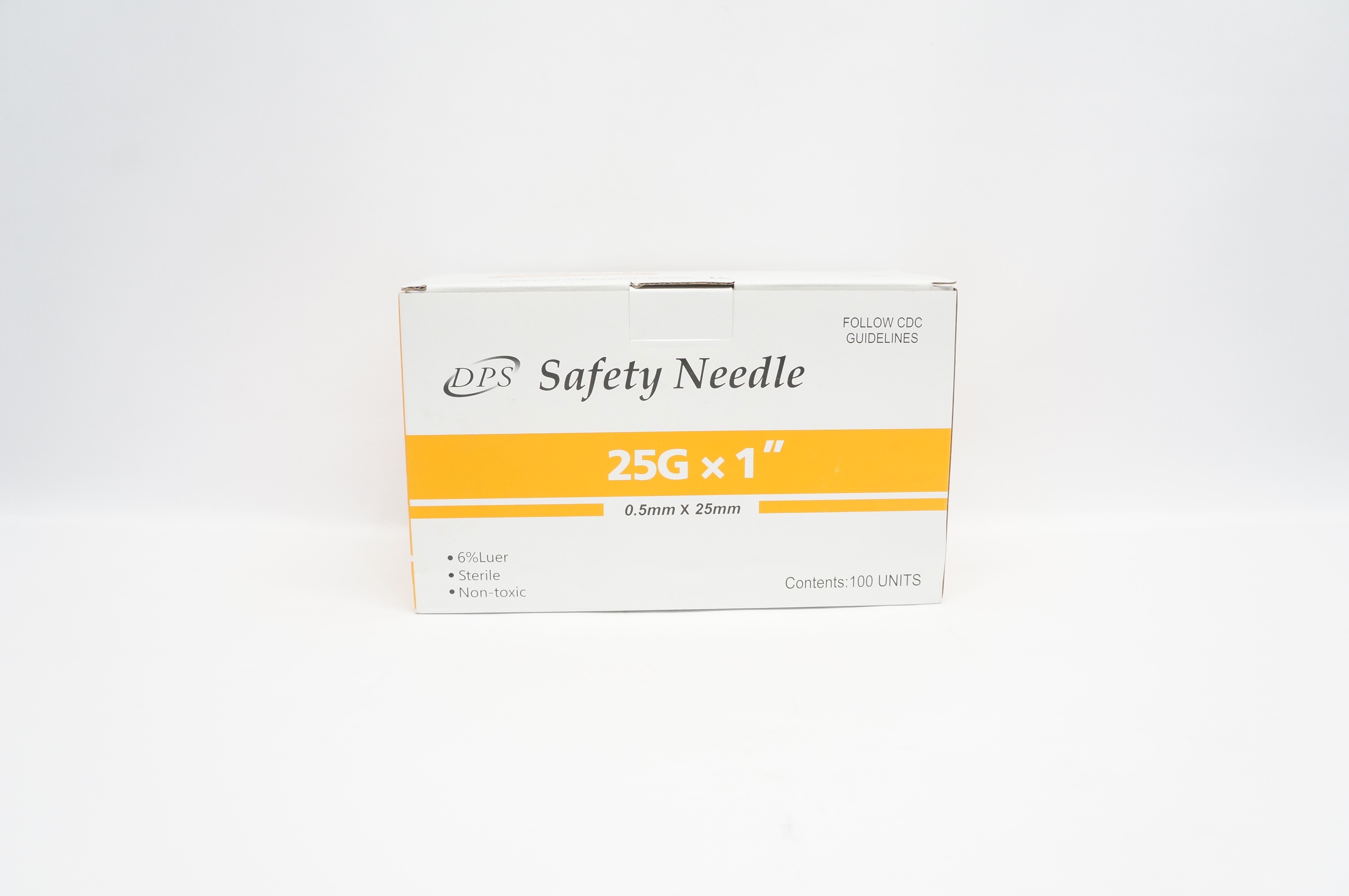 Duopross Meditech 100800000066 DPS Safety Ndle 25G x 1inch - Box of 100