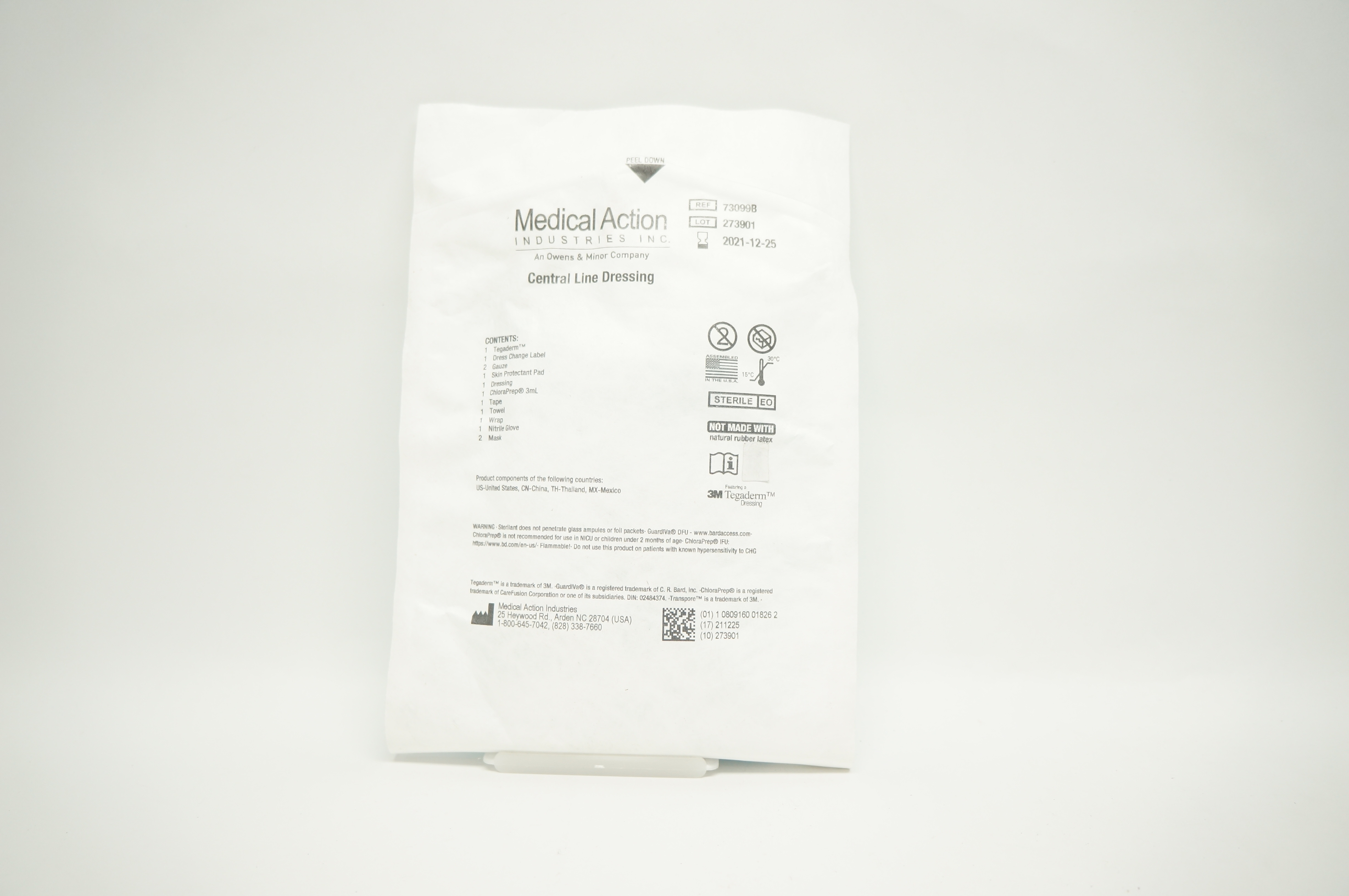 3M 73099B Tegaderm Medical Action Central Line Dressing (x)