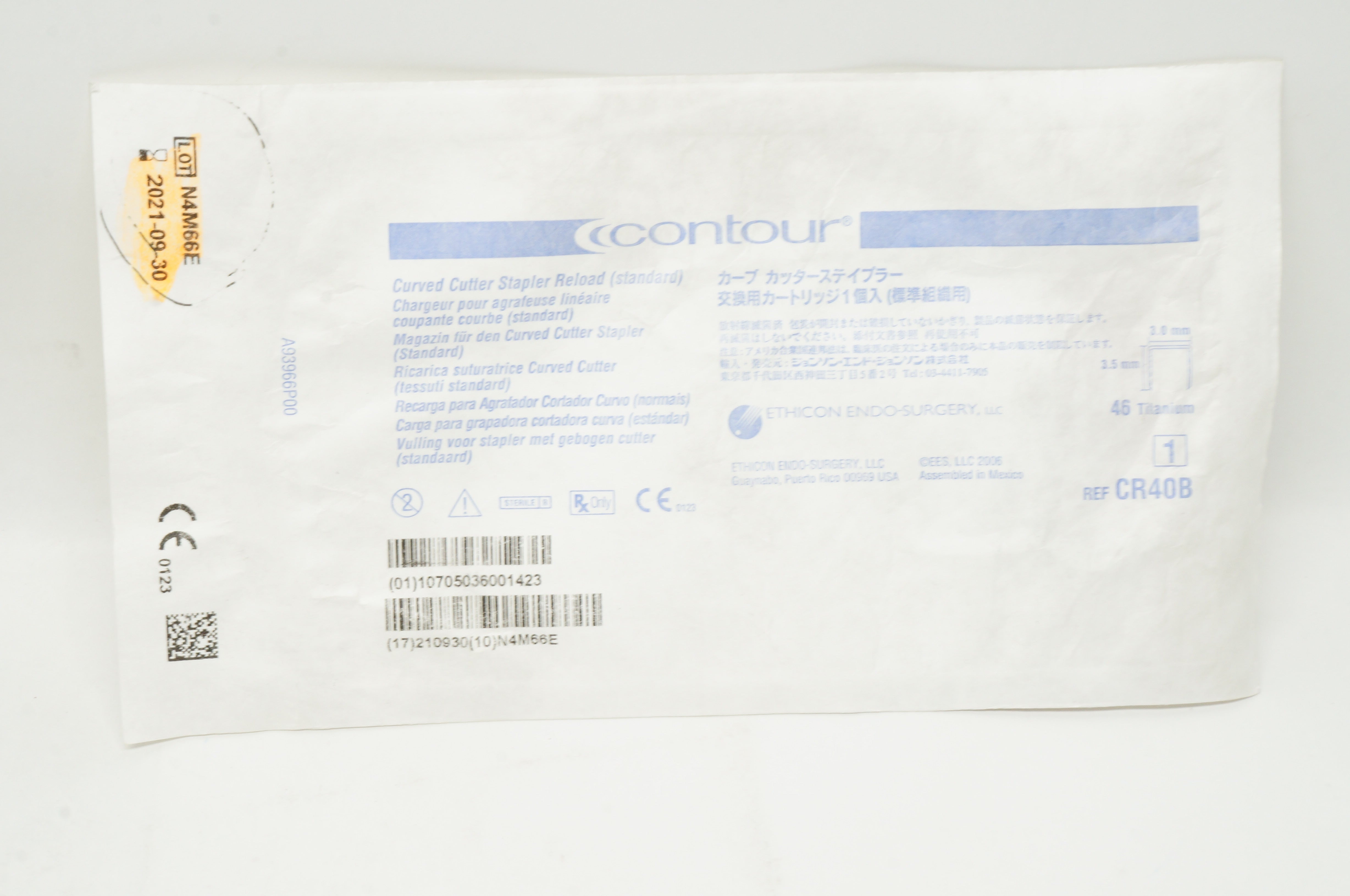 Contour CR40B Curved Cutter Stapler Reload 3.5mm x 3.0mm (x)