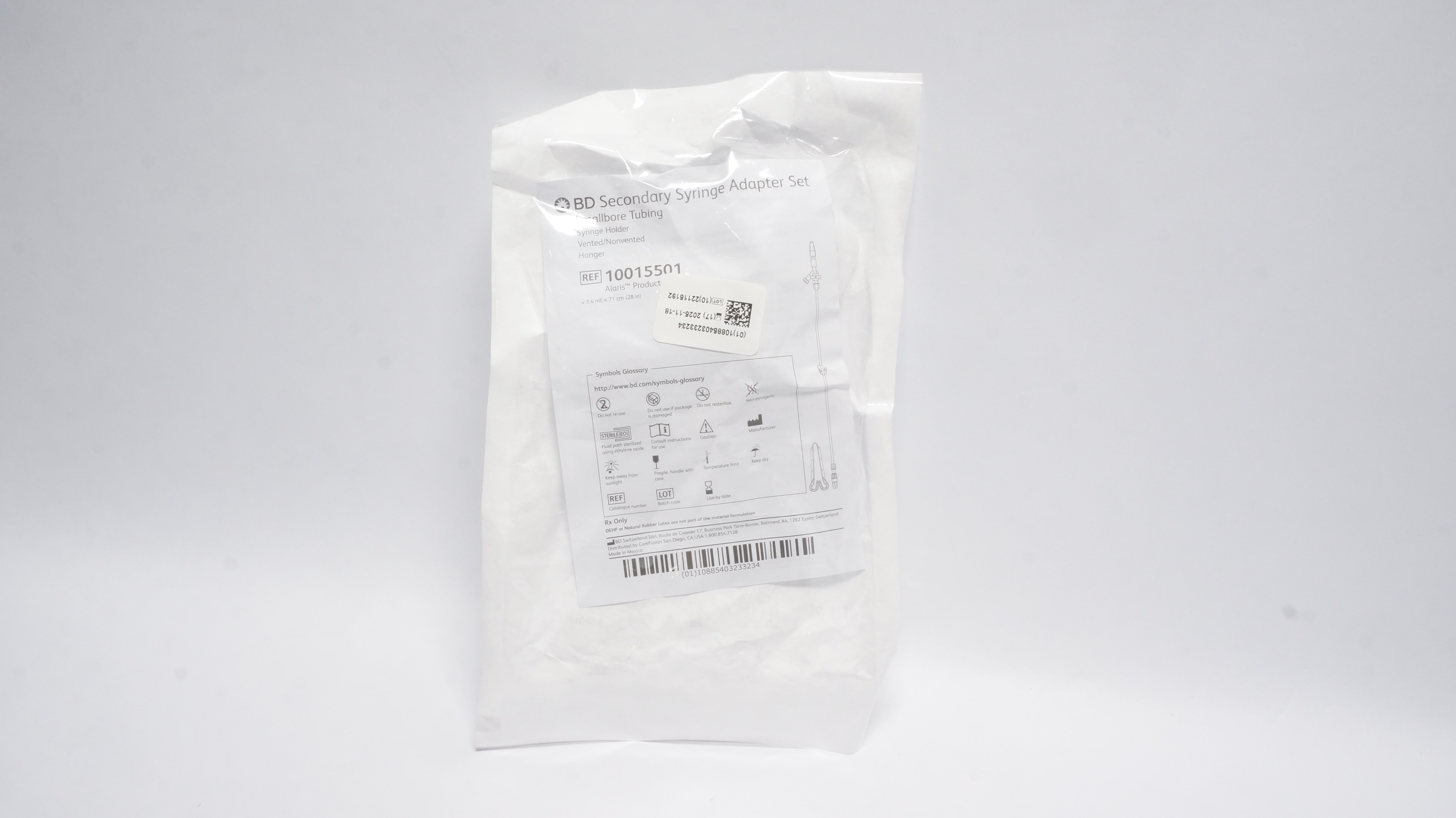 BD 10015501 Secondary Syringe Adapter Set 1.4ml (x)